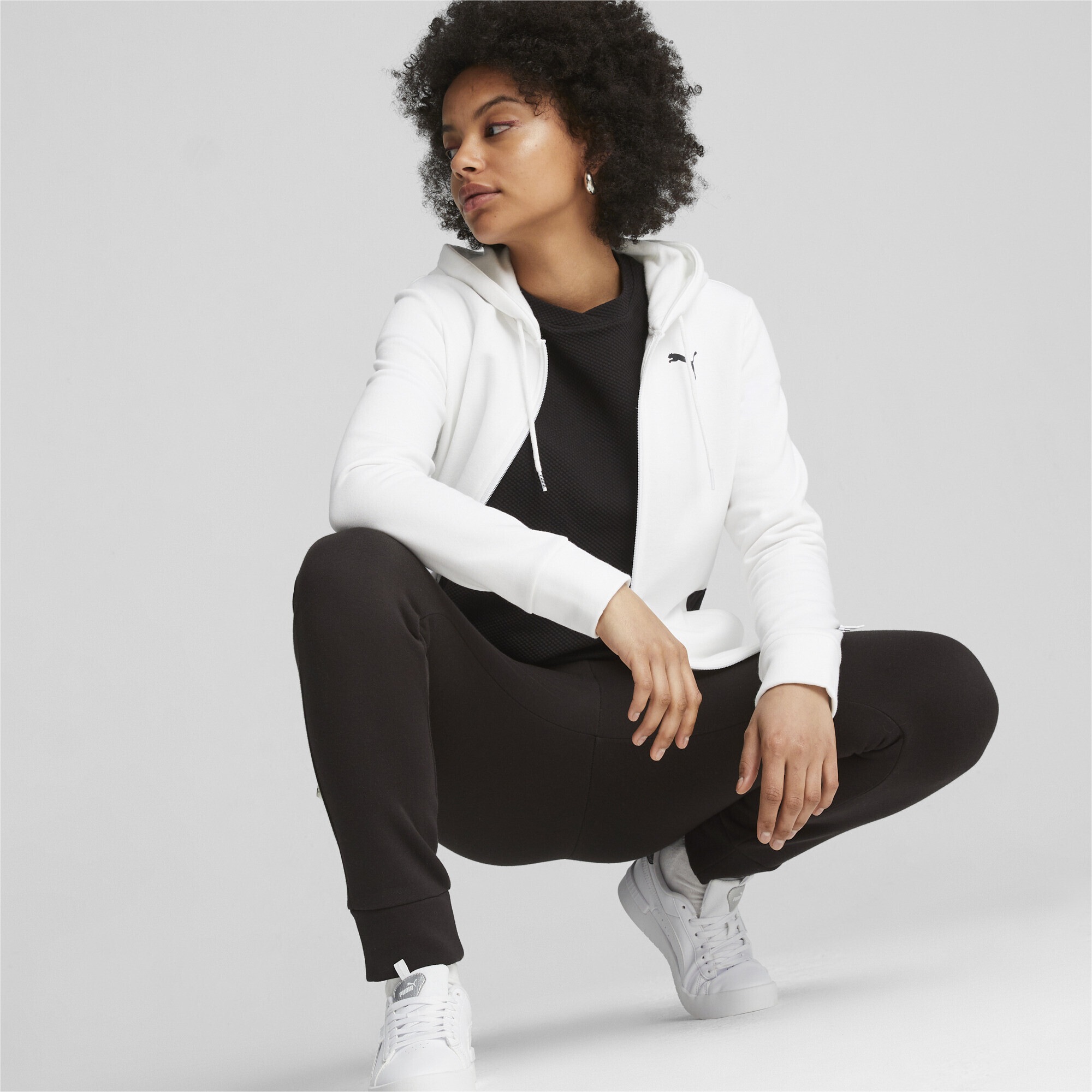 PUMA Jogginganzug »Classics Hooded FL Trainingsanzug Damen«