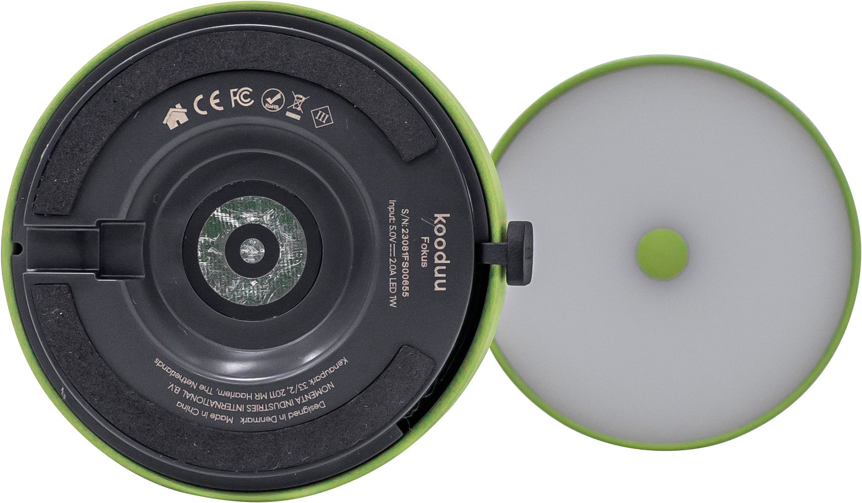 kooduu LED Tischleuchte »Fokus« LED-Modul 1 Stk. Warmweiß LED Dekolicht, Tischlampe