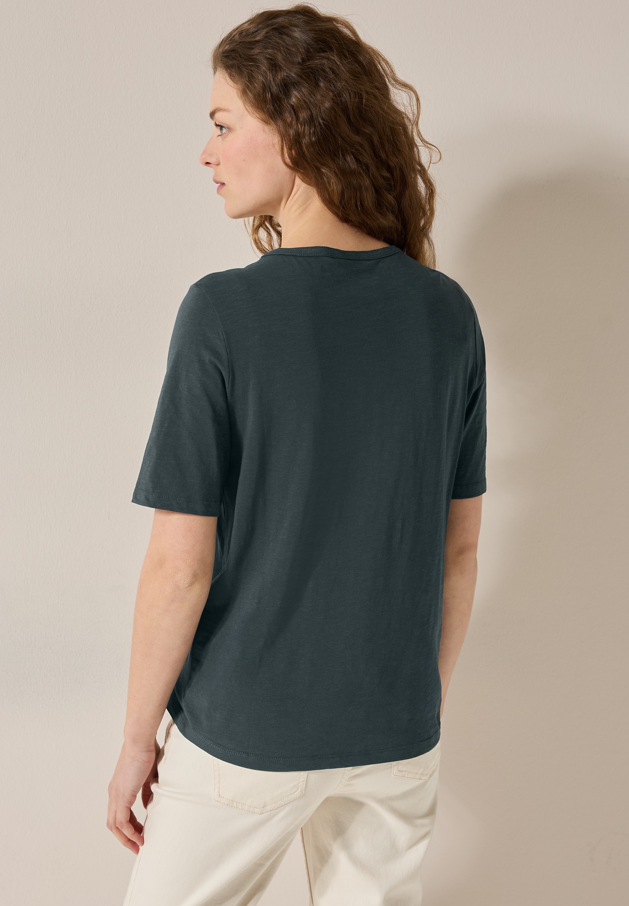 Cecil T-Shirt, aus reiner Baumwolle