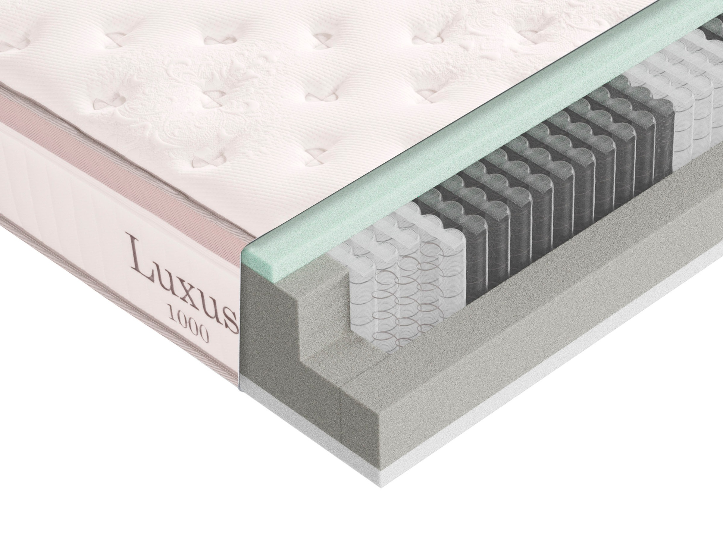 Thumbnail - alina Taschenfederkernmatratze "Luxus TF 1000" 31 cm hoch Raumgewicht: 40 kg/m³ 1 Stk. tlg. Matratze mit zusätzlich vers...