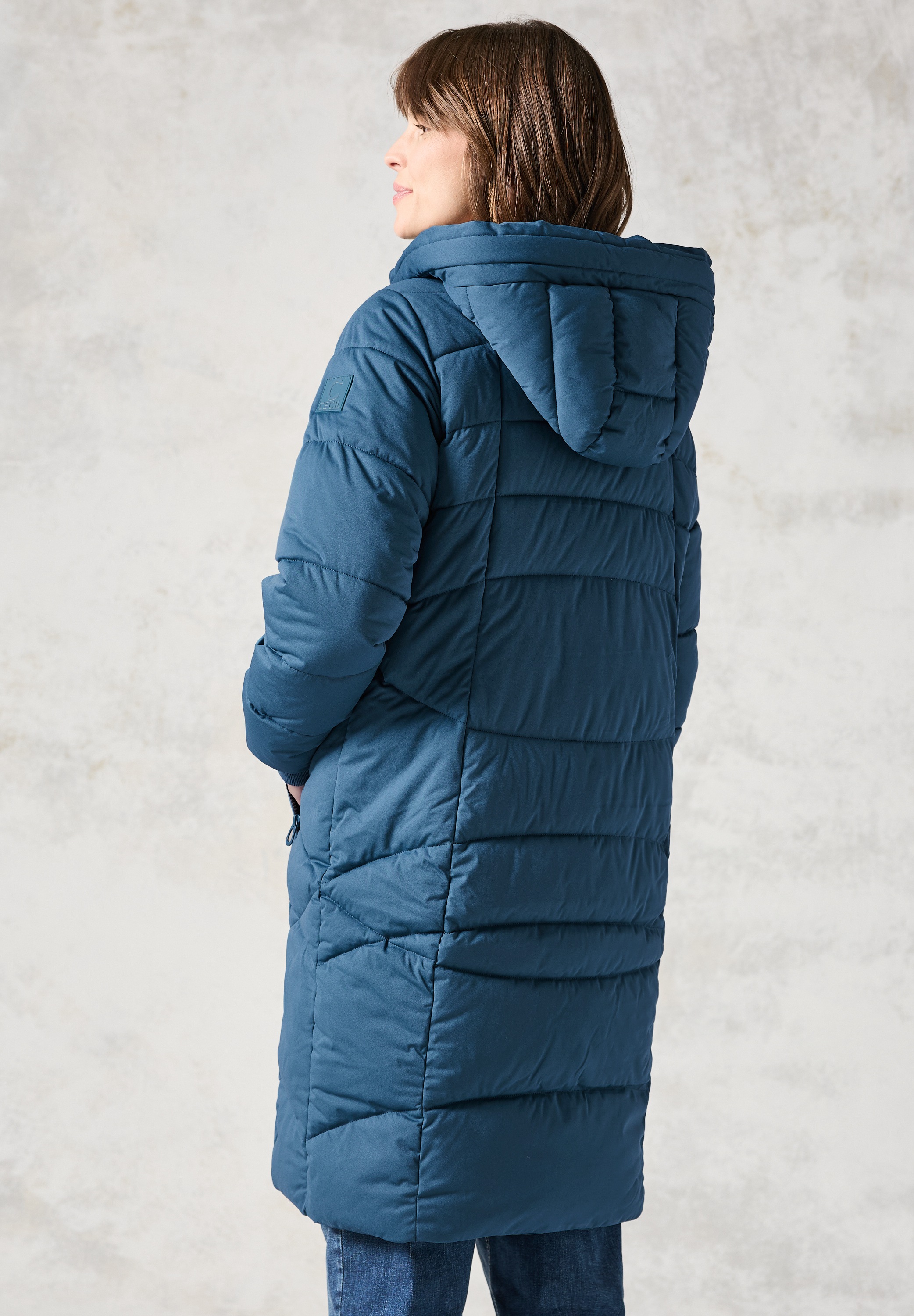 Cecil Steppmantel mit Kapuze günstig online kaufen