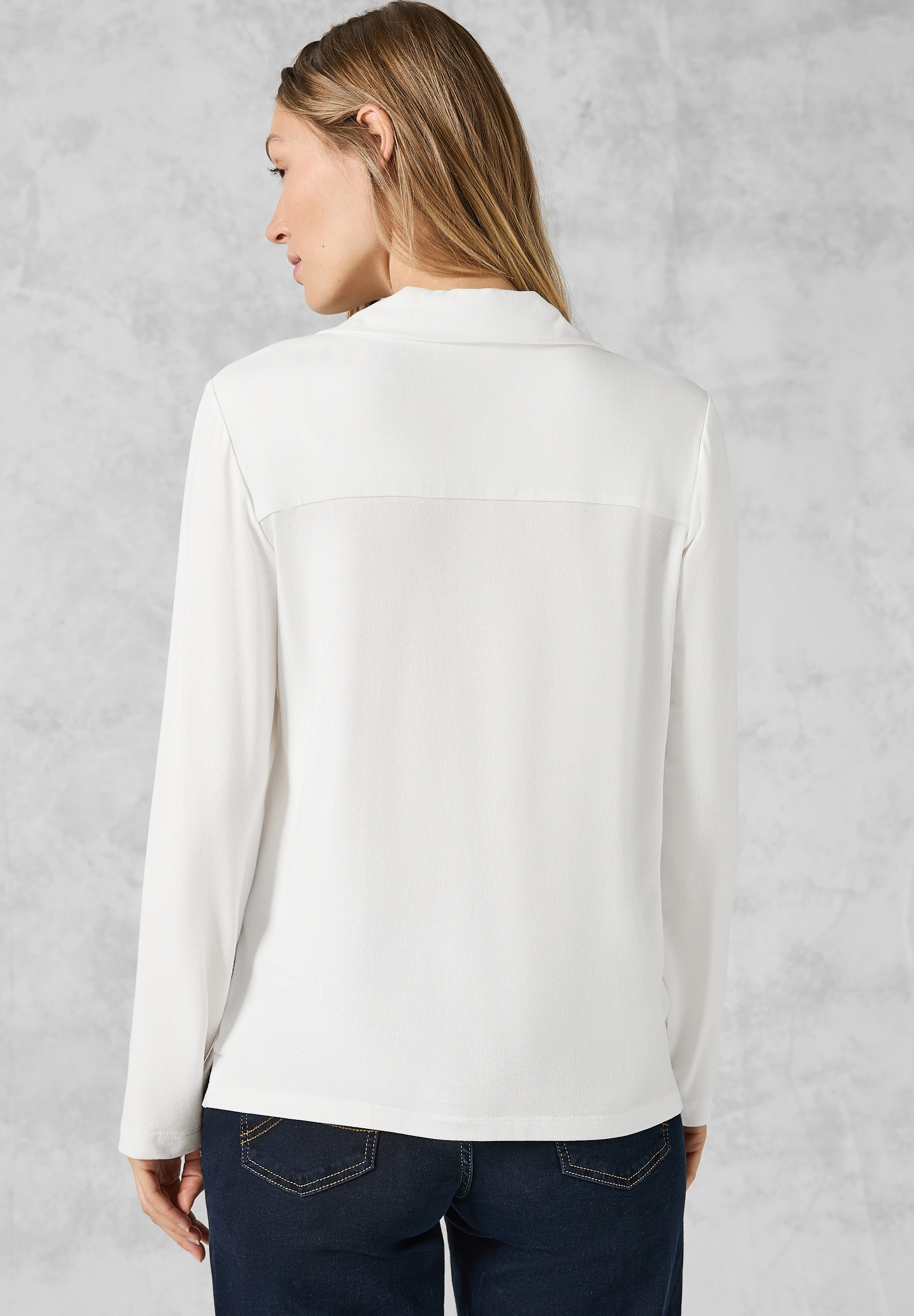 Cecil Langarmshirt, mit Kragen