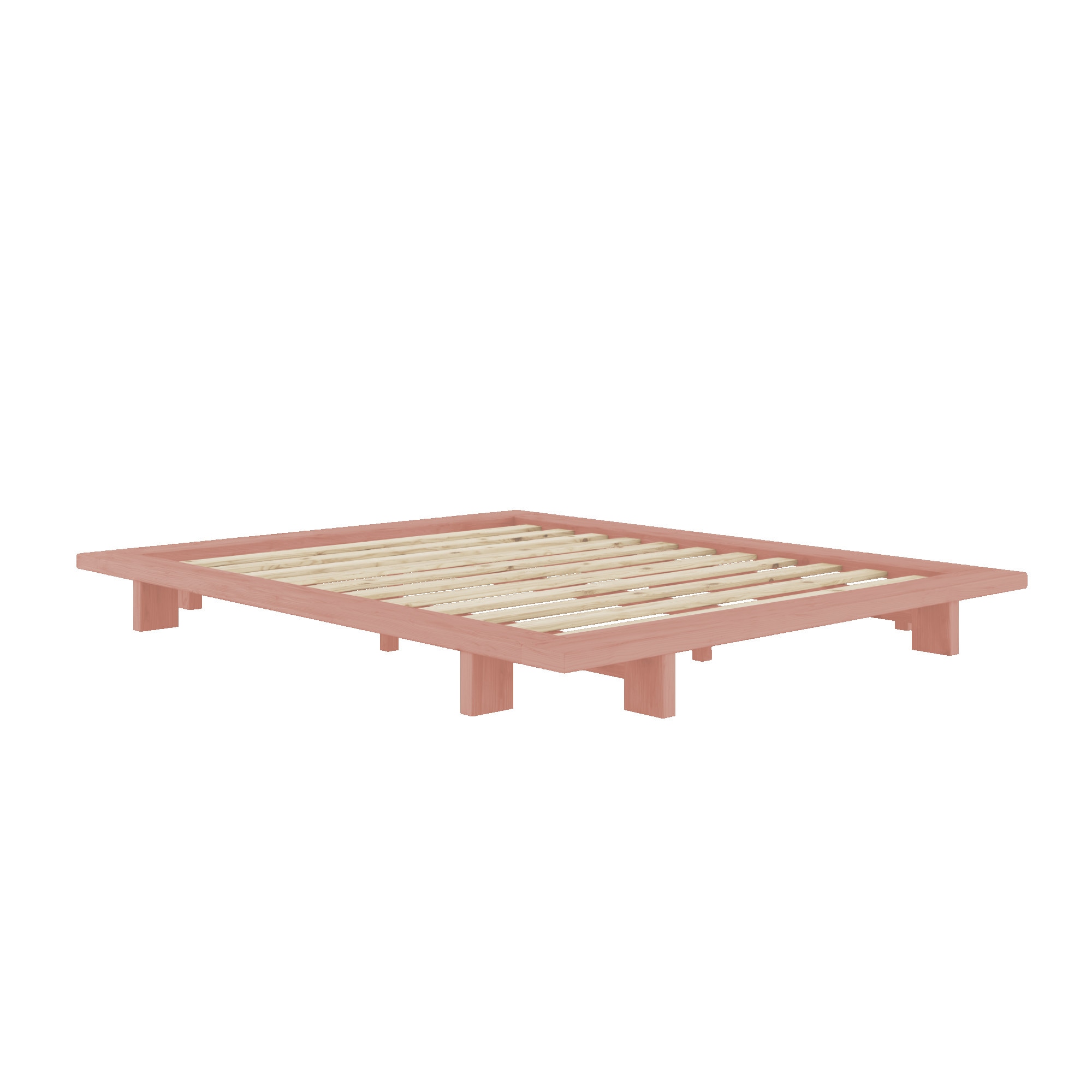 Bettgestell »JAPAN BED, Futonbett, Bodenbett, Holzrahmen, Jugendbett, Holzbett«,...