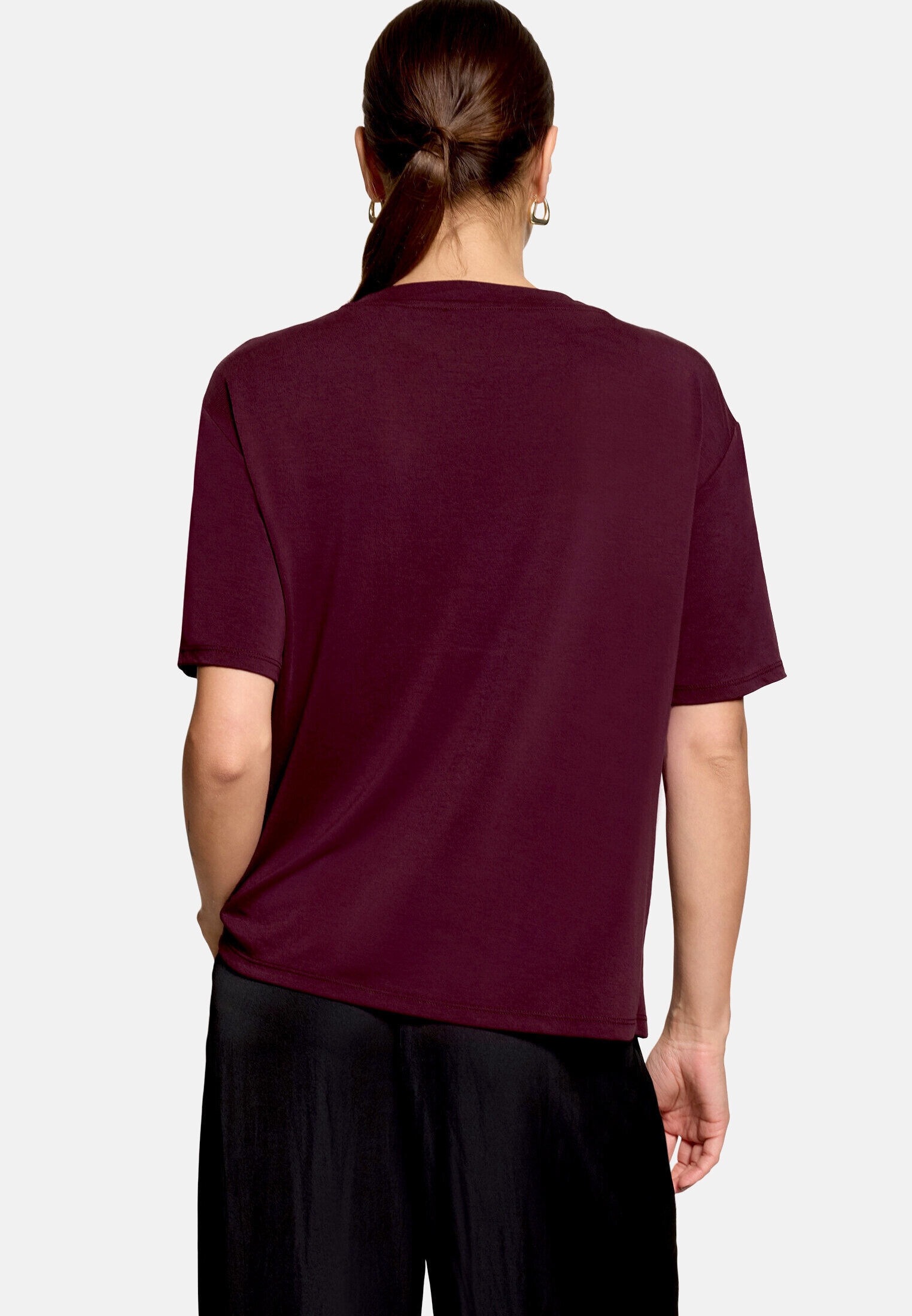 Zero Kurzarmshirt »Damen mit Schnalle« 1 Brosche
