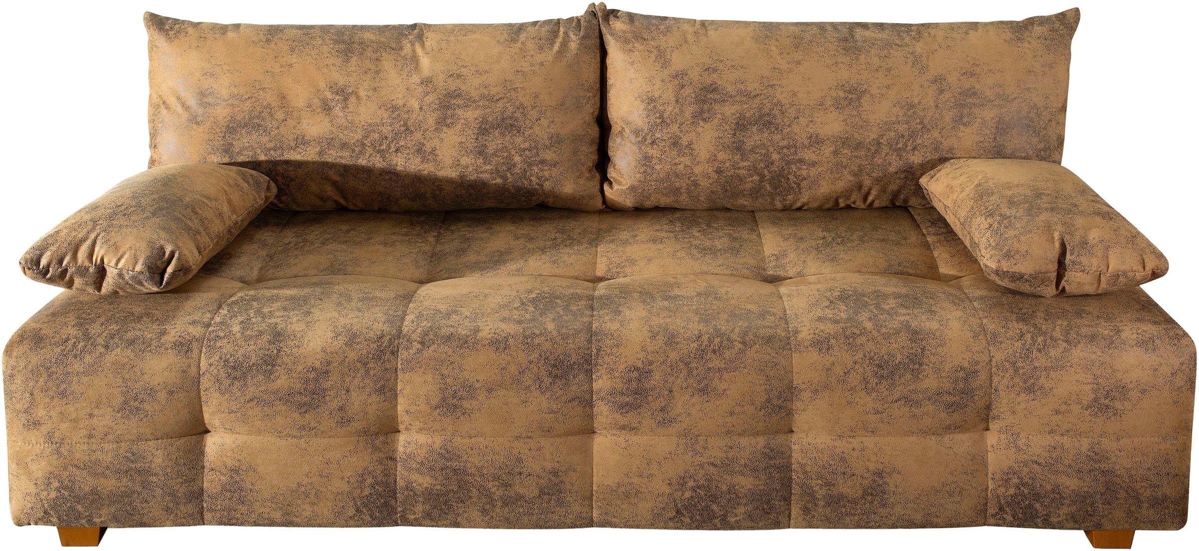 COLLECTION AB Schlafsofa »Bella«, Schlafsofa,Bettkasten,Bonellfederkern,Rückenkissen,Armlehnenkissen