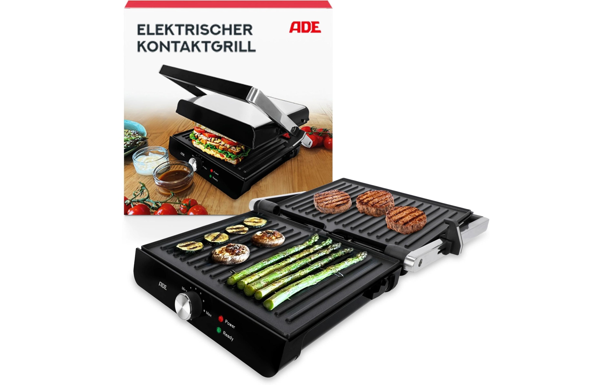 ADE Kontaktgrill »2000 W« 2000 W