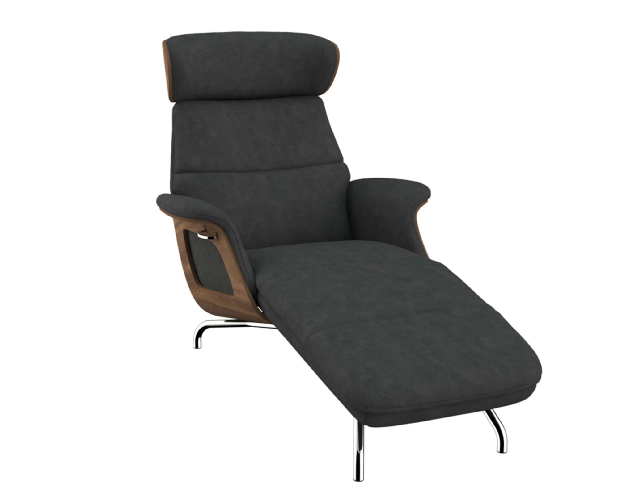 FLEXLUX Loungesessel "Clement Chaislongue, Relaxstuhl, Liegesessel,", Rücke günstig online kaufen