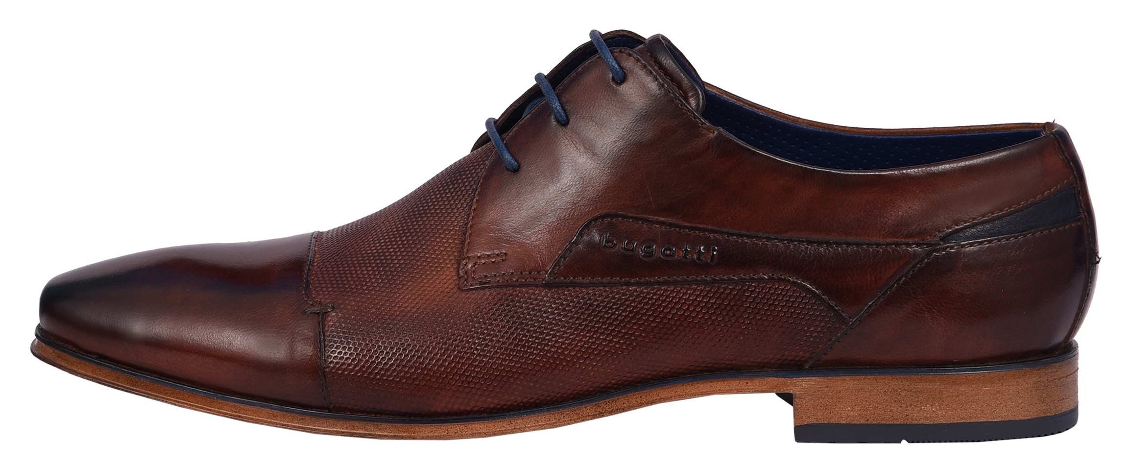 bugatti Schnürschuh, Abendschuh, Businessschuh, Festtagsschuh mit Hand Finish