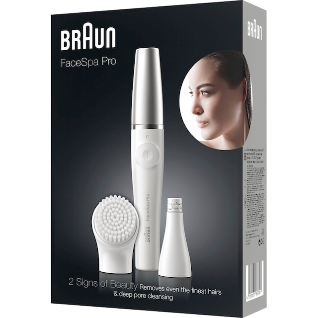 Braun Gesichtsepilierer »FaceSpa Pro SE910«, 10 Mikroöffnungen, Wet&Dry per  Rechnung | BAUR