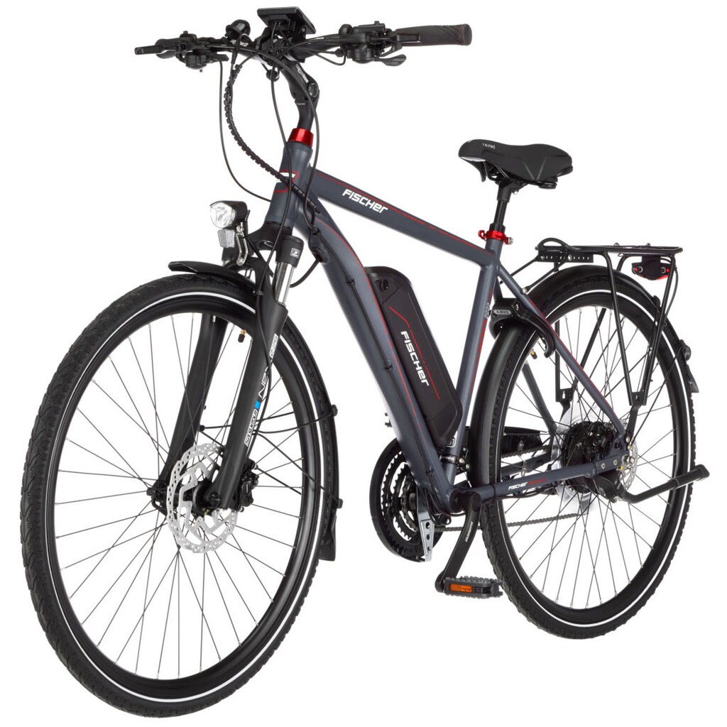 FISCHER Fahrrad E-Bike »VIATOR ETH 2222 422«, 24 Gang, Shimano, Altus, Heckmotor 250 W