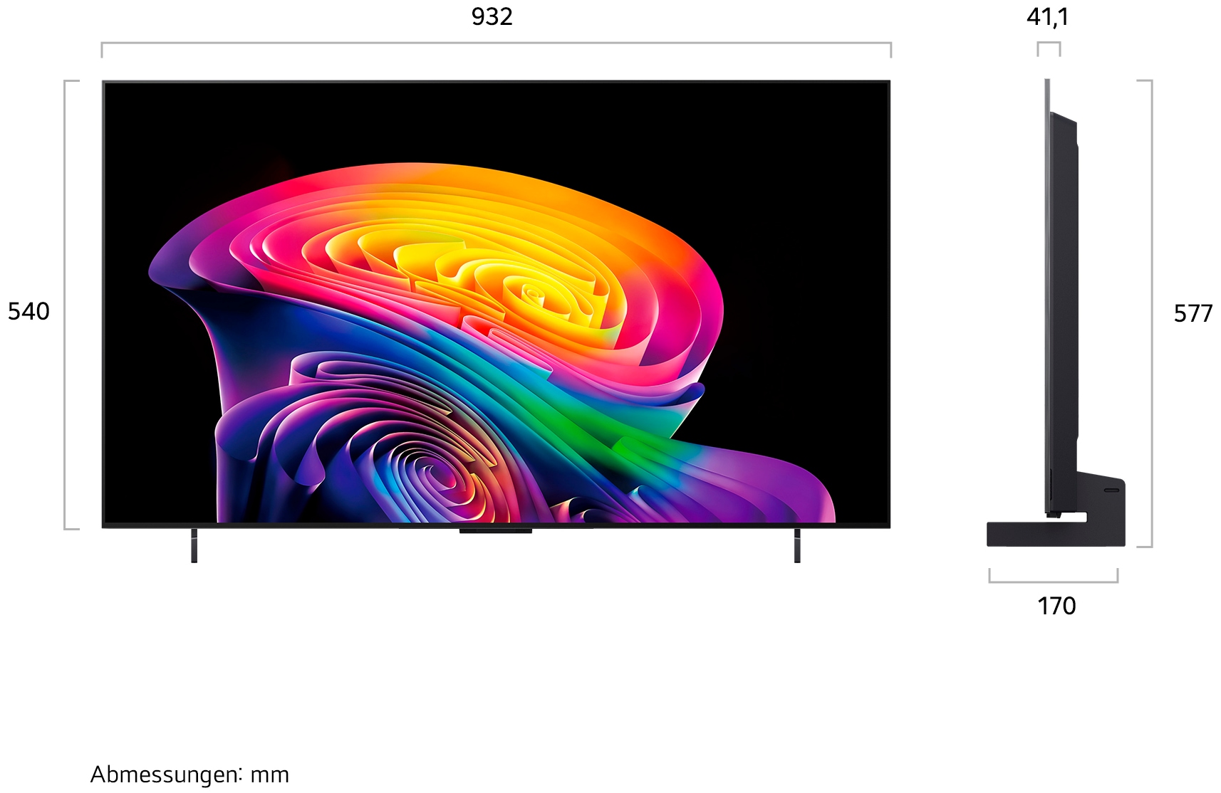 LG OLED-Fernseher »OLED42C68LA« 106 cm/42 ″ Smart-TV
