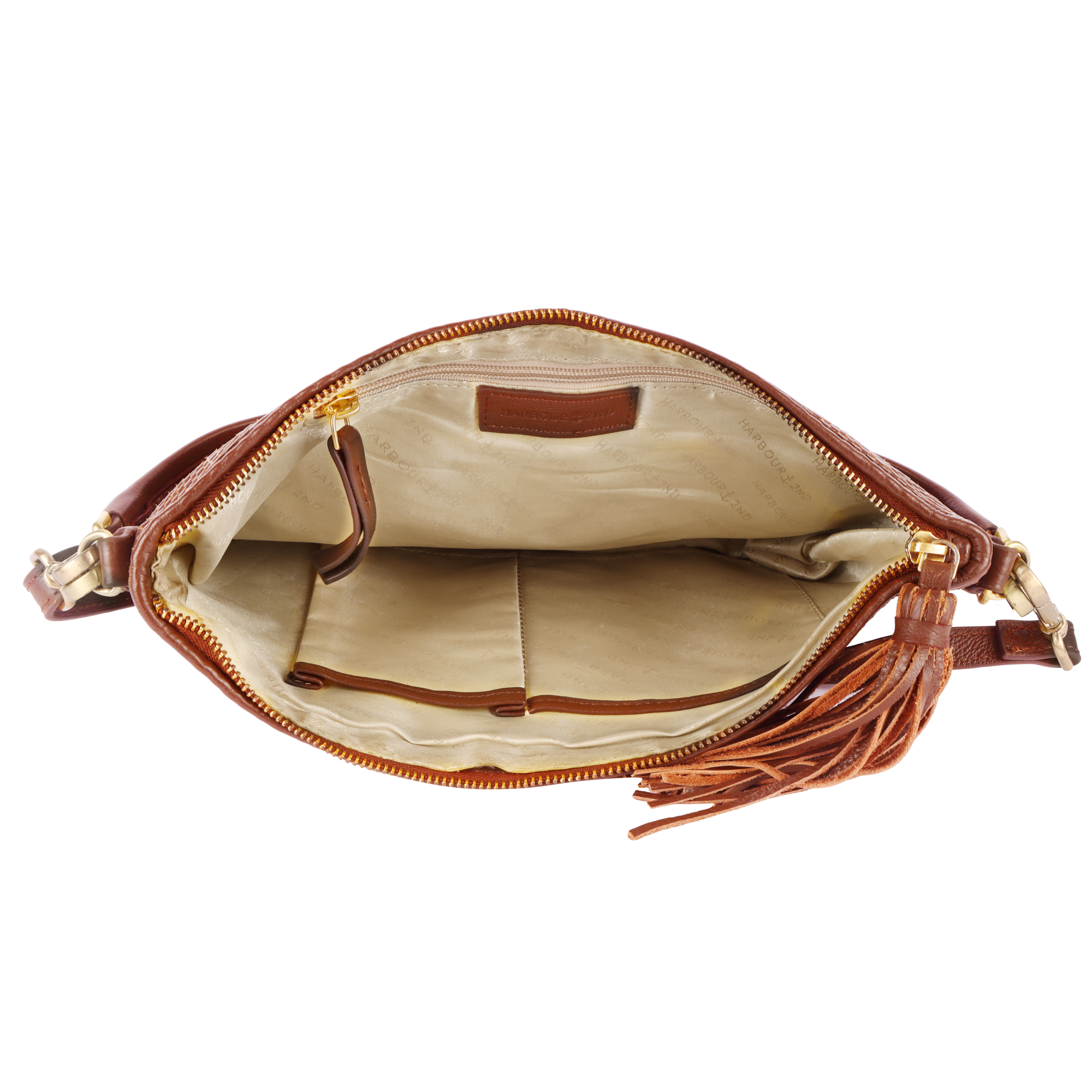 HARBOUR 2nd Clutch »Ivellina« Damen Handtasche, Umhängetasche, Schultertasche mit modischen Fransen