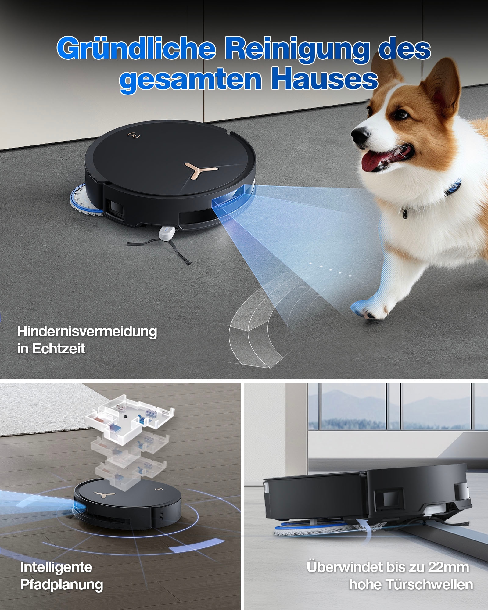 ECOVACS Nass-Trocken-Saugroboter »DEEBOT T50 MAX PRO OMNI Gen2«