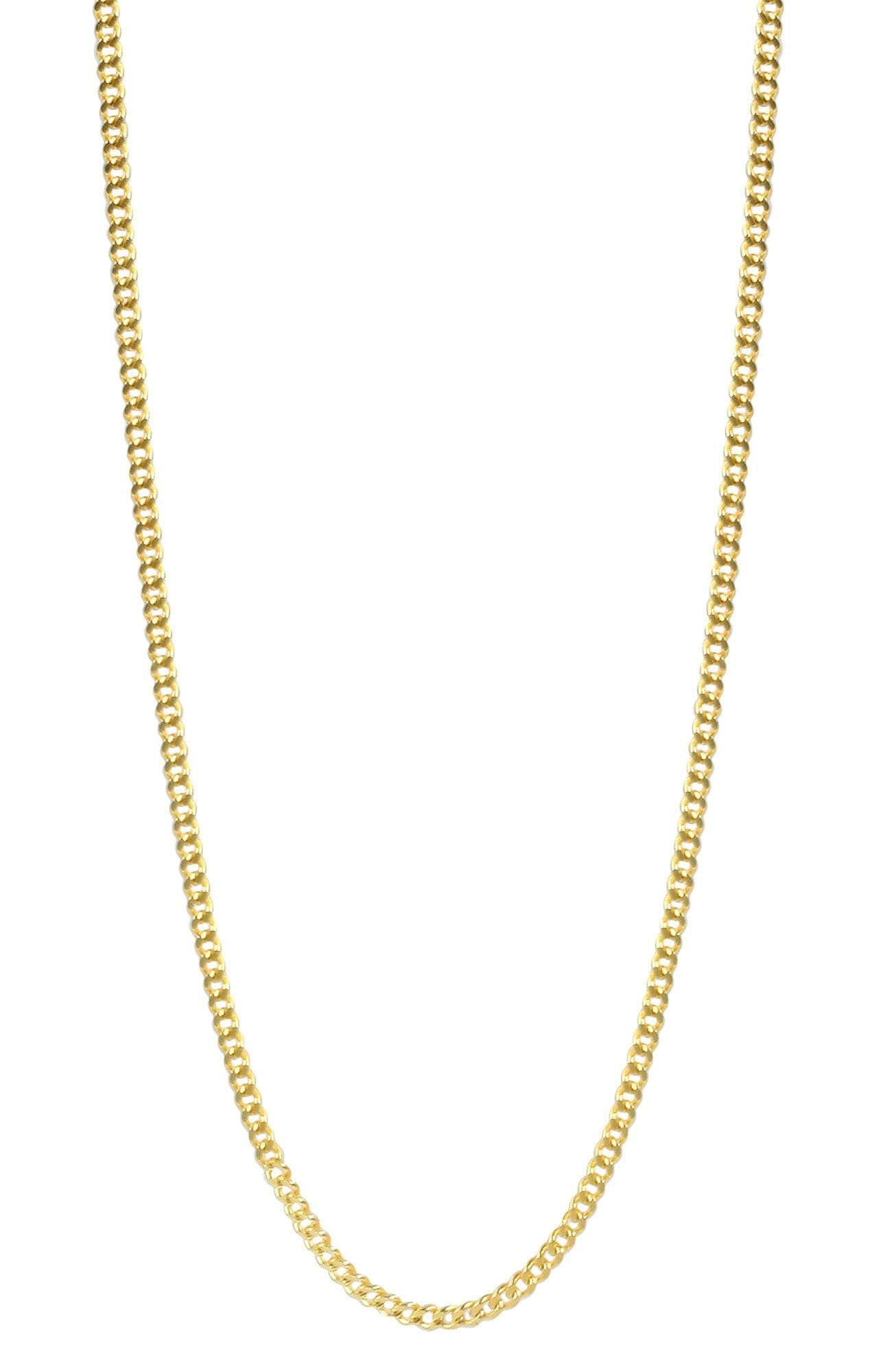 Adelia´s Kette ohne Anhänger »Damen Halskette – Panzerkette aus 333 Gold 50 cm« Ideal zum Verschenken – schlicht und stilvoll
