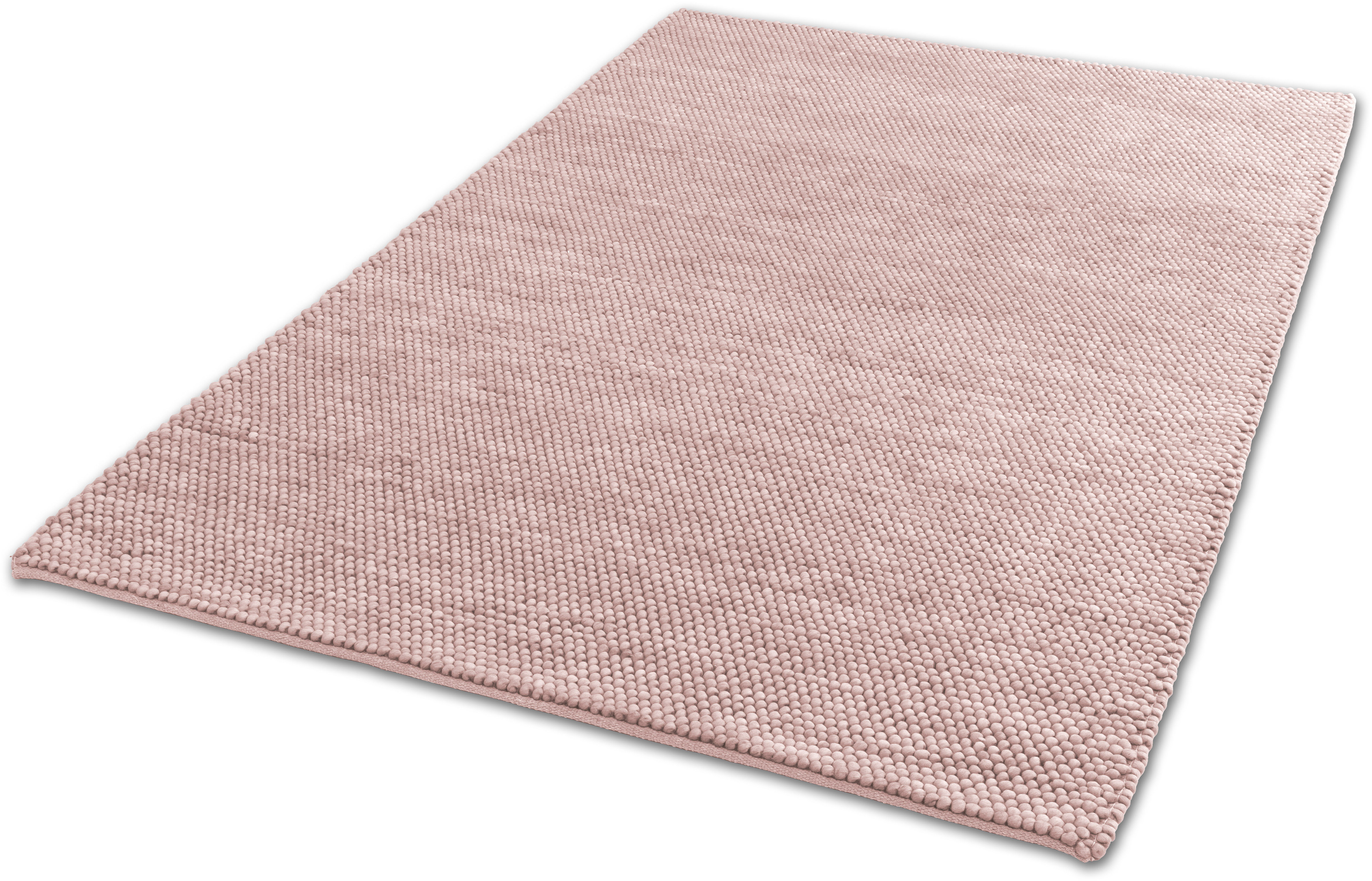 SCHÖNER WOHNEN-Kollektion "Poppy 6024" rechteckig 18 mm Höhe hochwertiger Handweb, Wolle, Wohnzimmer, Schöner Wohnen Kollektion