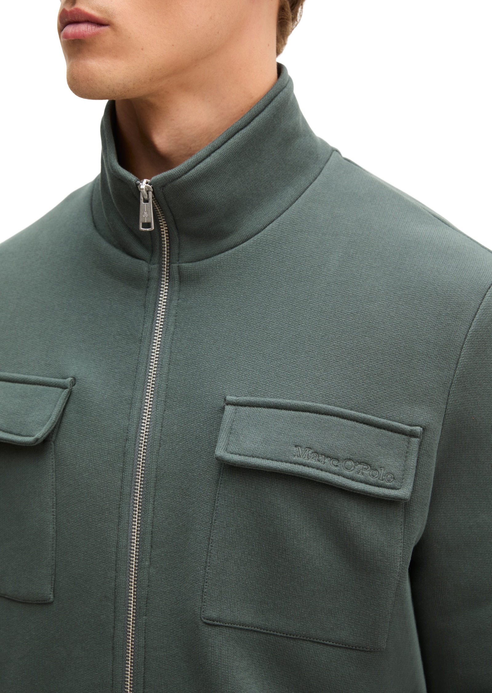 Marc O'Polo Sweatjacke »aus reiner Bio-Baumwolle«