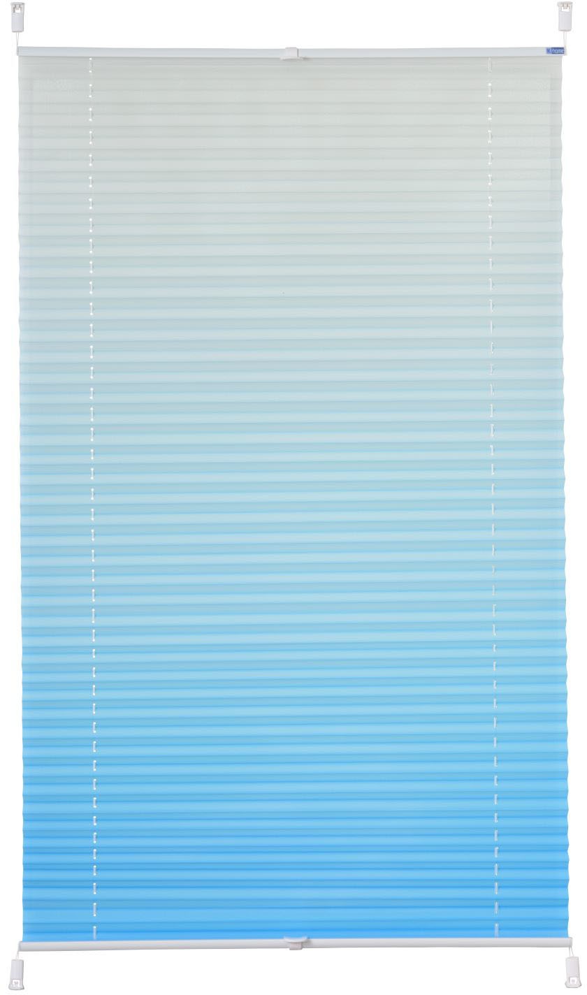 K-HOME Plissee "Farbverlauf Sunrise" Lichtschutz ohne Bohren verspannt günstig online kaufen