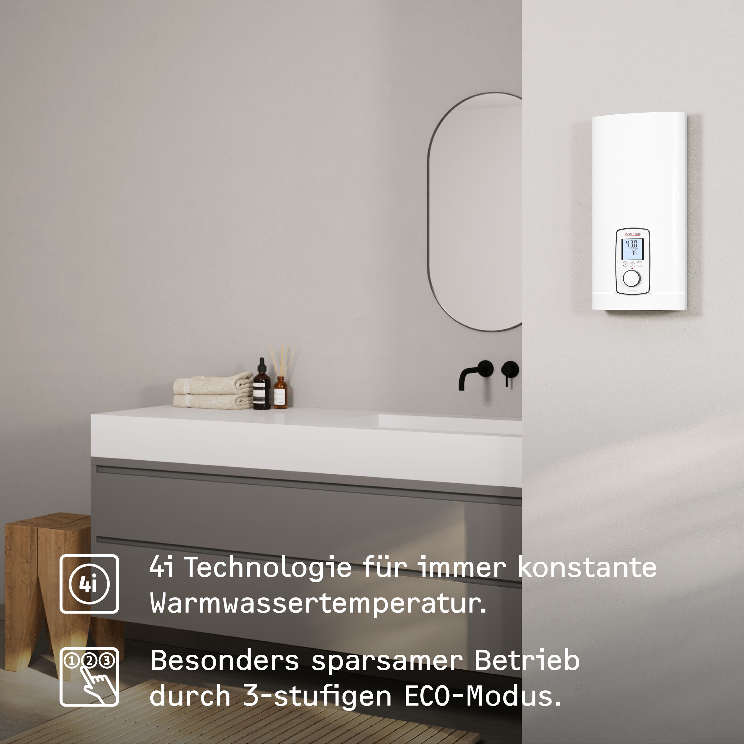 STIEBEL ELTRON Komfort-Durchlauferhitzer "DHE 18/21/24 kW, immer gradgenaue günstig online kaufen