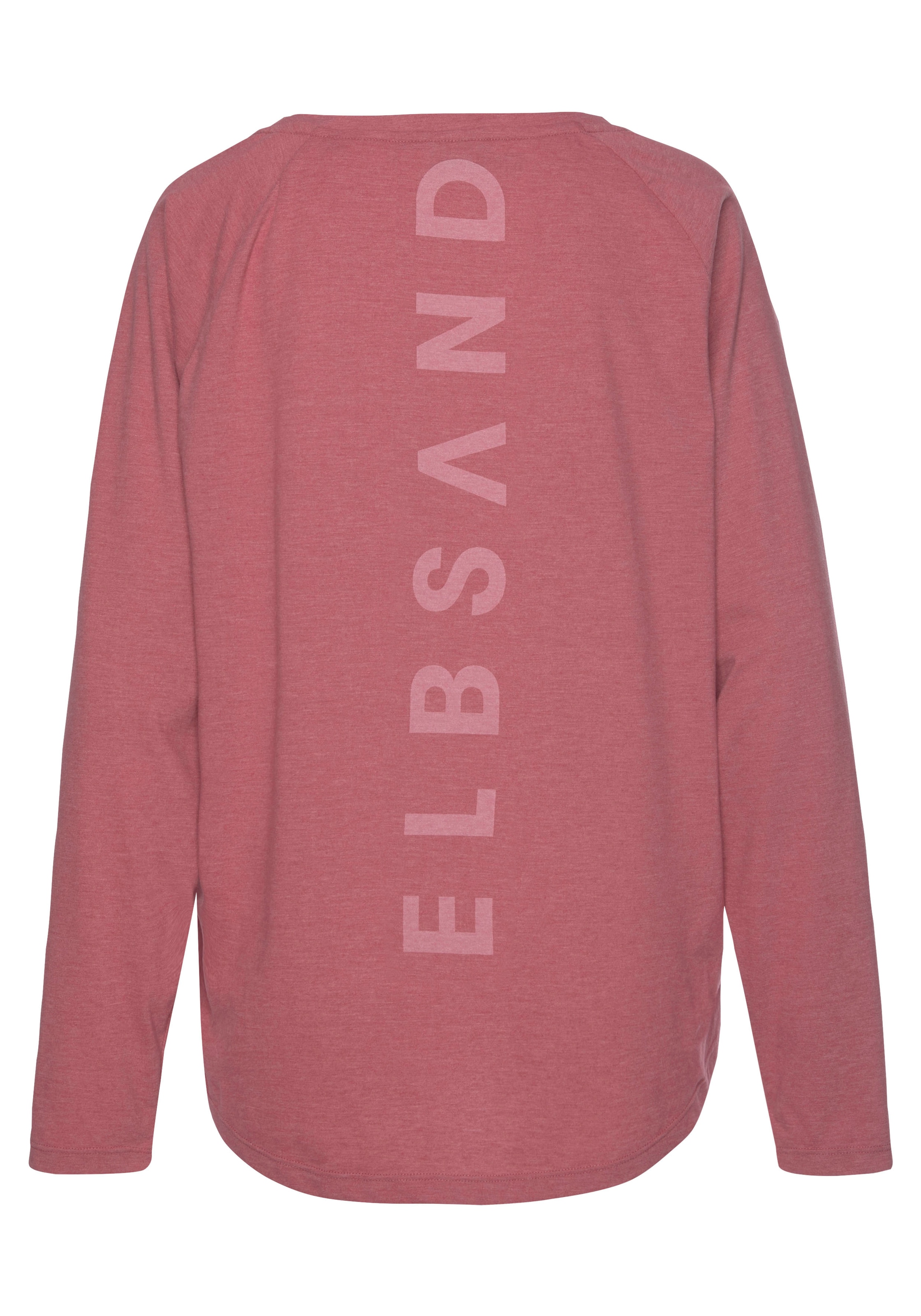 Elbsand Longsleeve »Tira«, mit Logodruck hinten, Langarmshirt, sportlich-casual