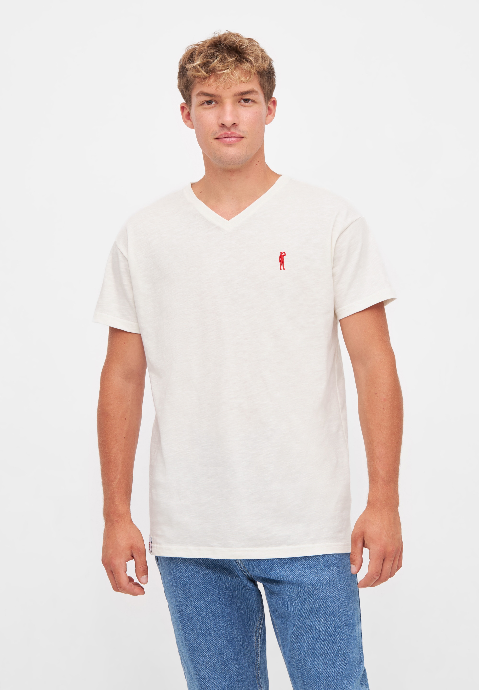 Derbe Print-Shirt "Basic Kippes", Made in Portugal, Flamé Qualität günstig online kaufen