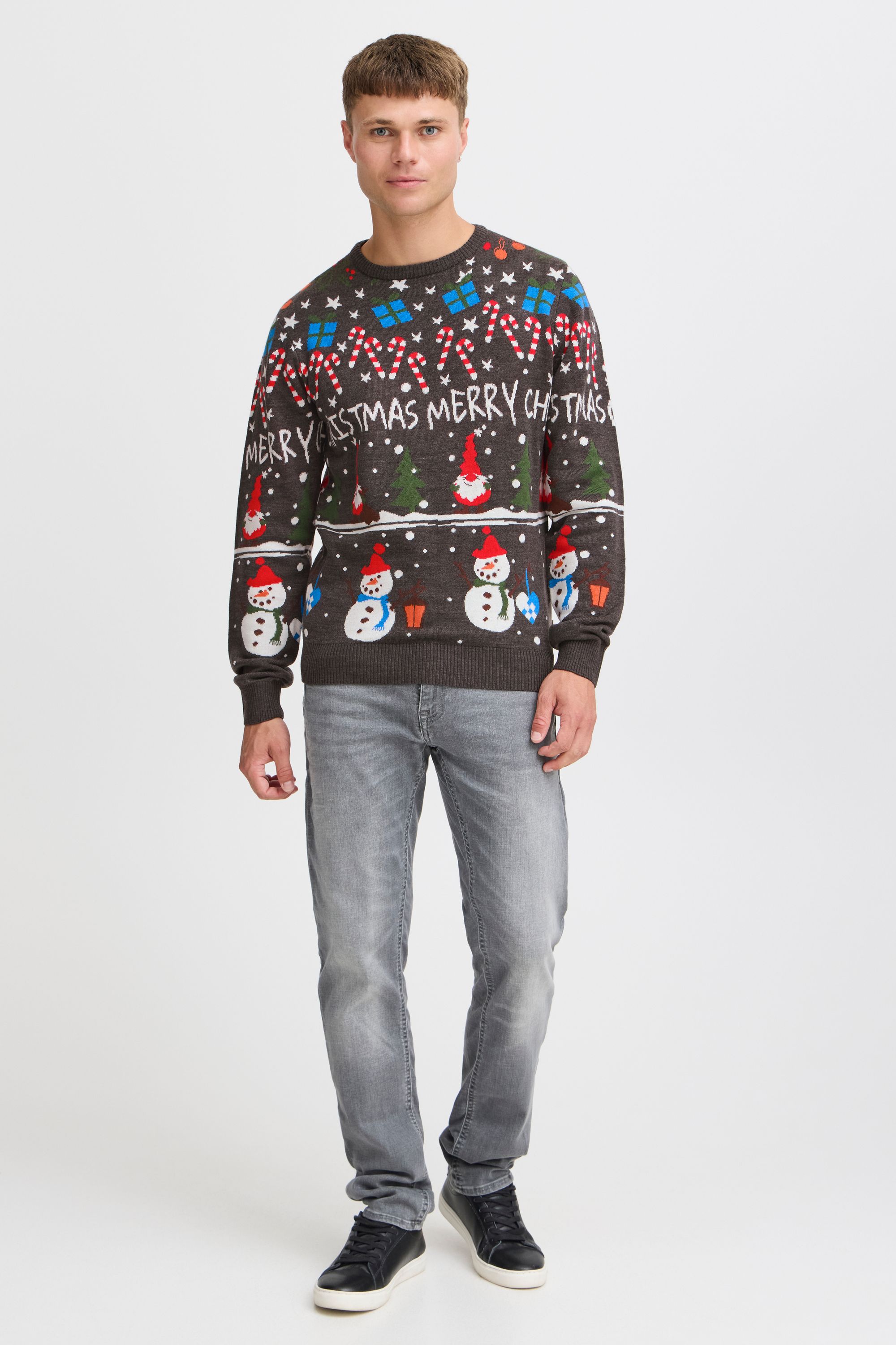 Thumbnail - Blend Strickpullover "BHCHRISTIAN" Weihnachtlicher Grobstrickpullover