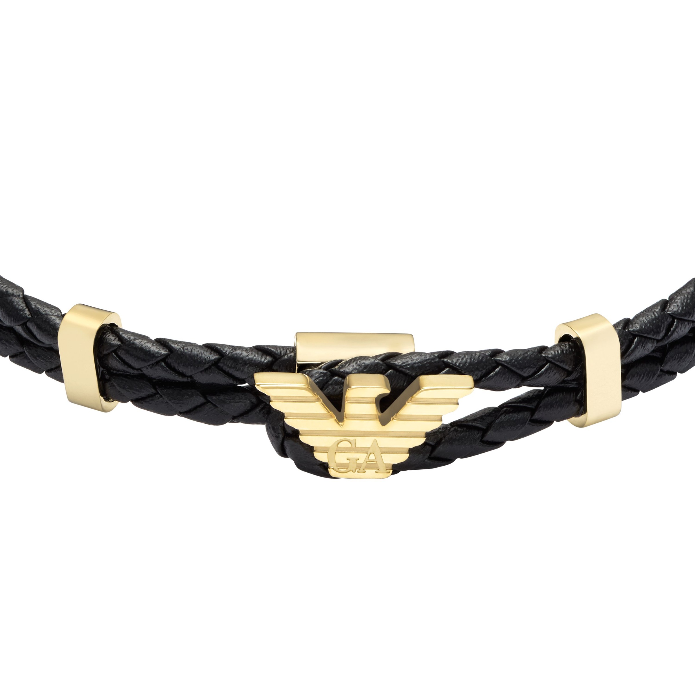 Emporio Armani Lederarmband »Schmuck Geschenk Edelstahl, Leder«