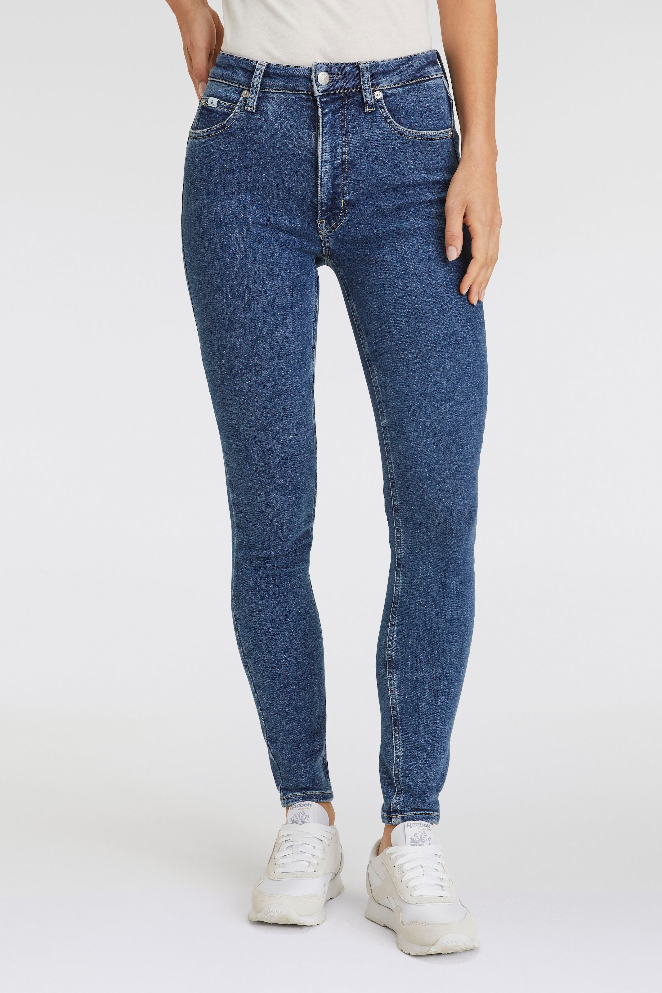 Calvin Klein Jeans Skinny-fit-Jeans "HIGH RISE SKINNY", stone washed günstig online kaufen