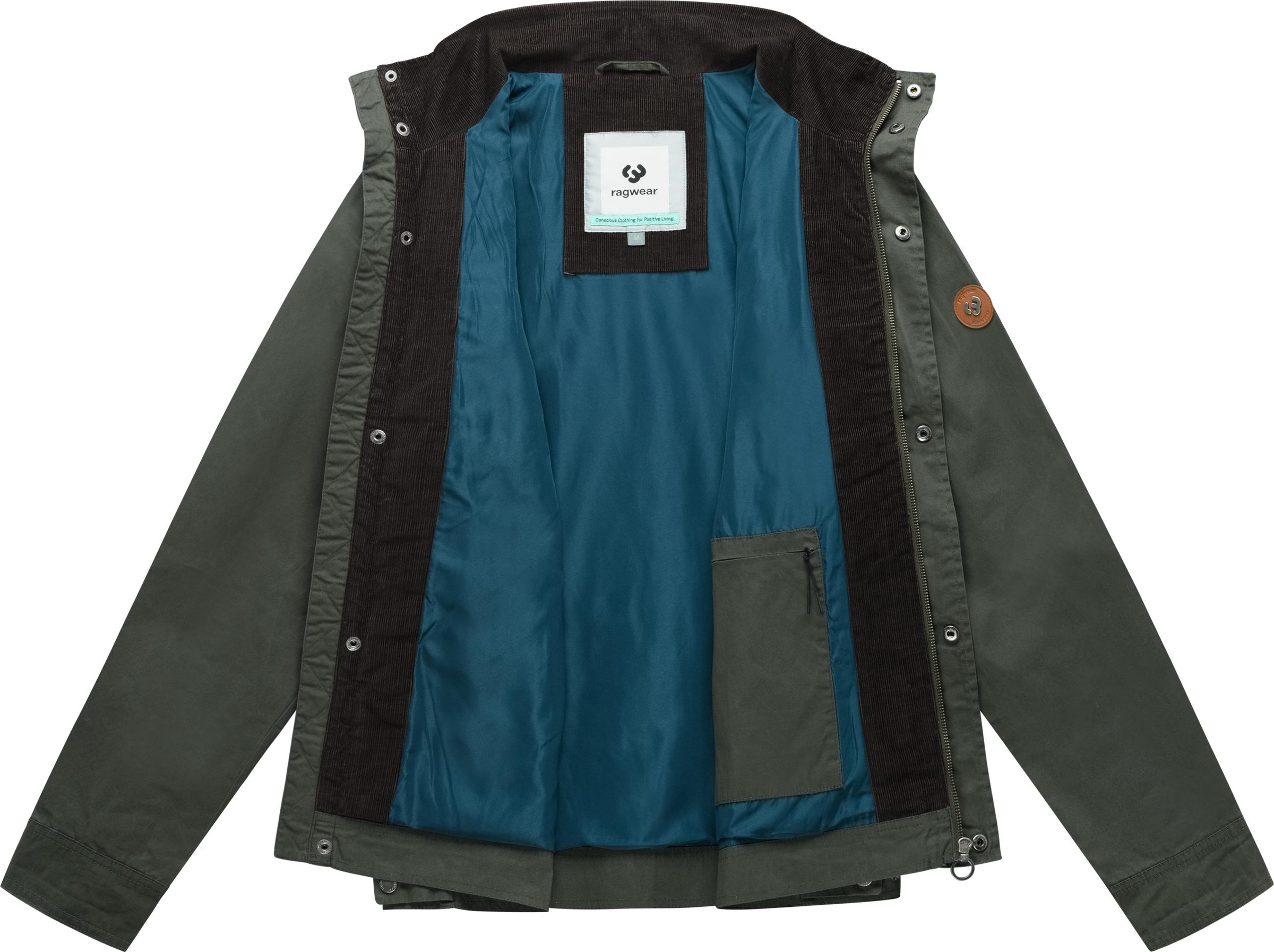 Ragwear Murpho Vintage Jacket Dark Olive S 3
