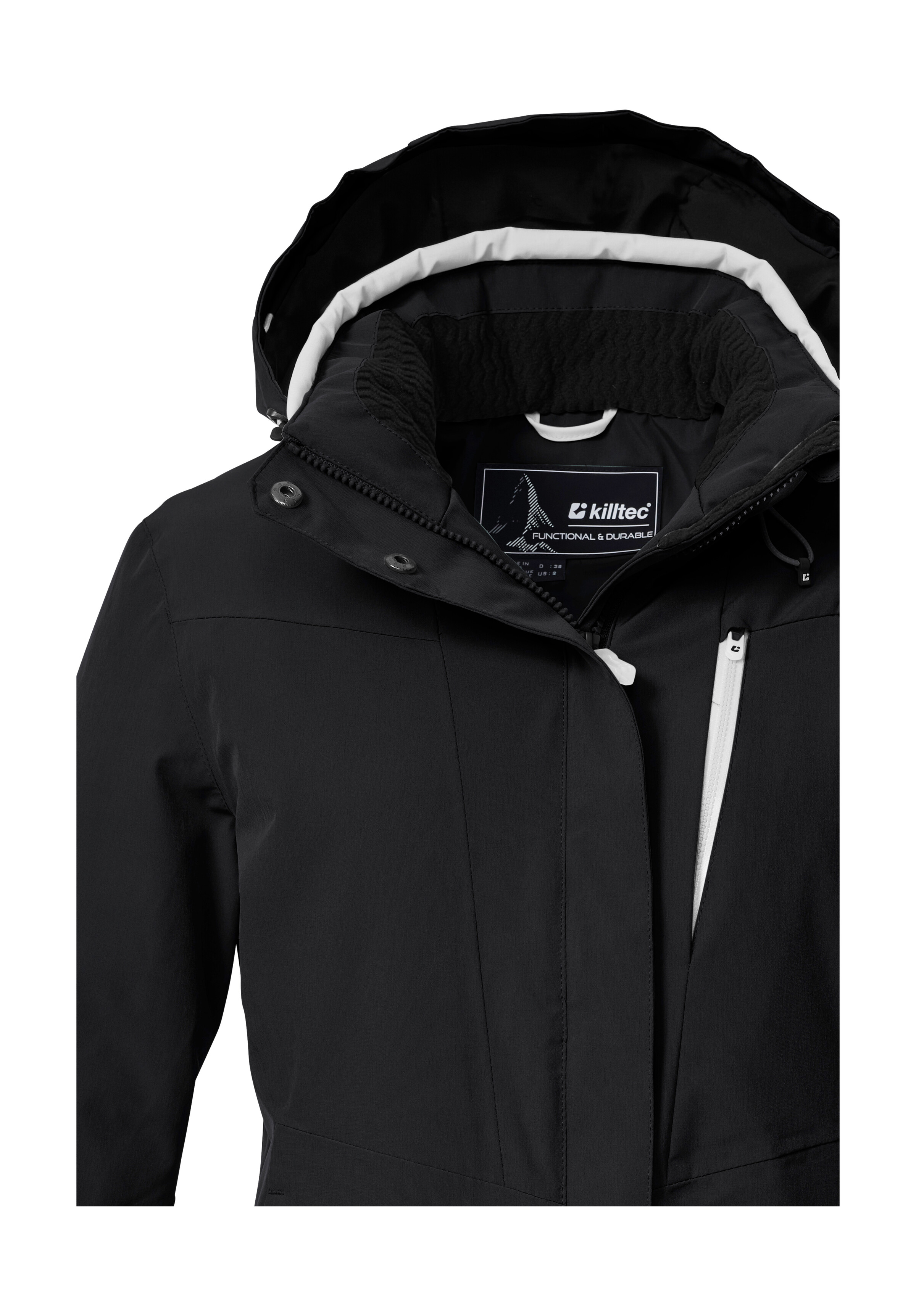 Thumbnail - Killtec Skijacke "KSW 25 WMN SKI JCKT" Atmungsaktive, wasserdichte Skijacke mit abnehmbarer Kapuze