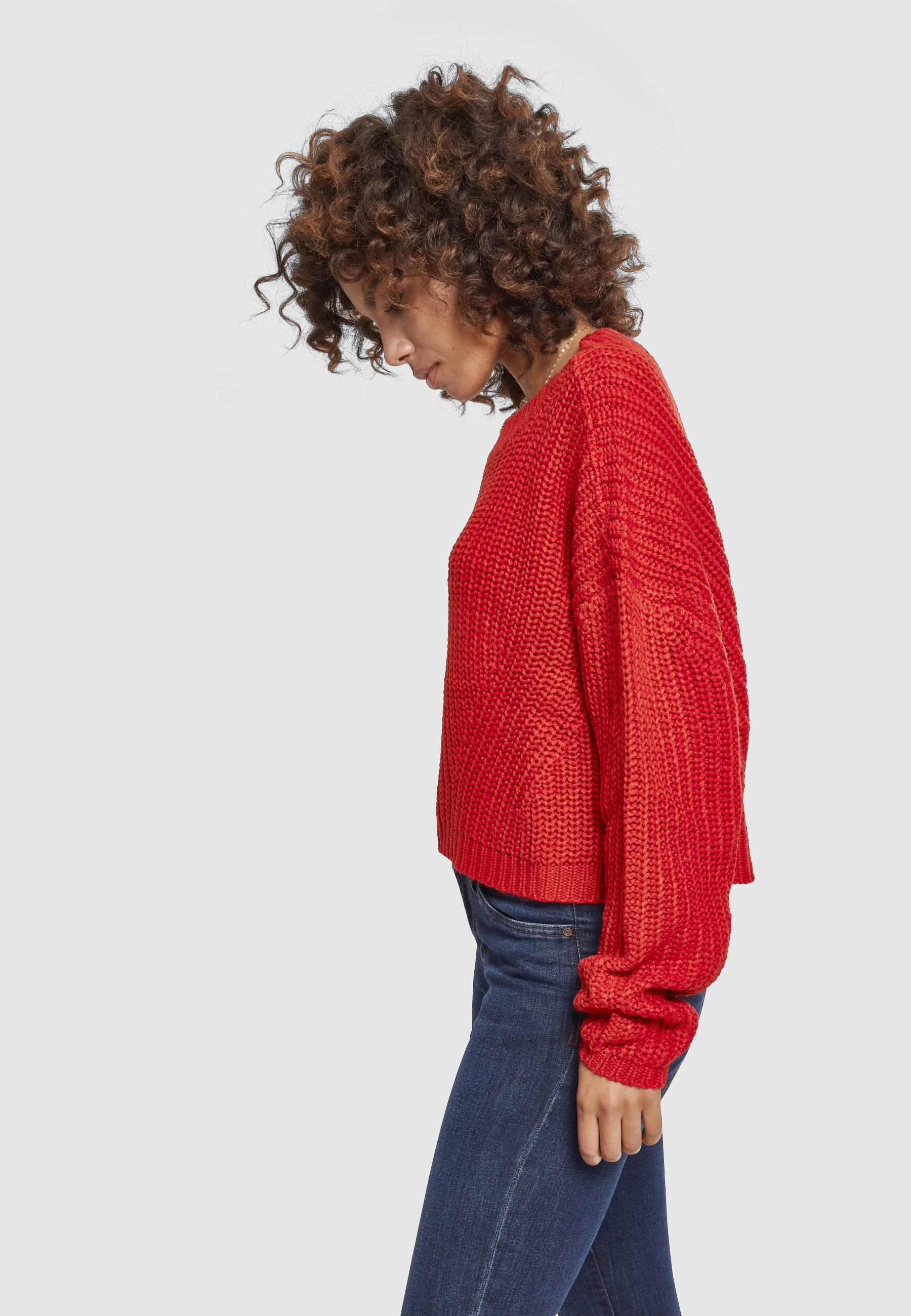 URBAN CLASSICS Sweatshirt »Urban Classics Damen Ladies Wide Oversize Sweater«, 1 Stk.
