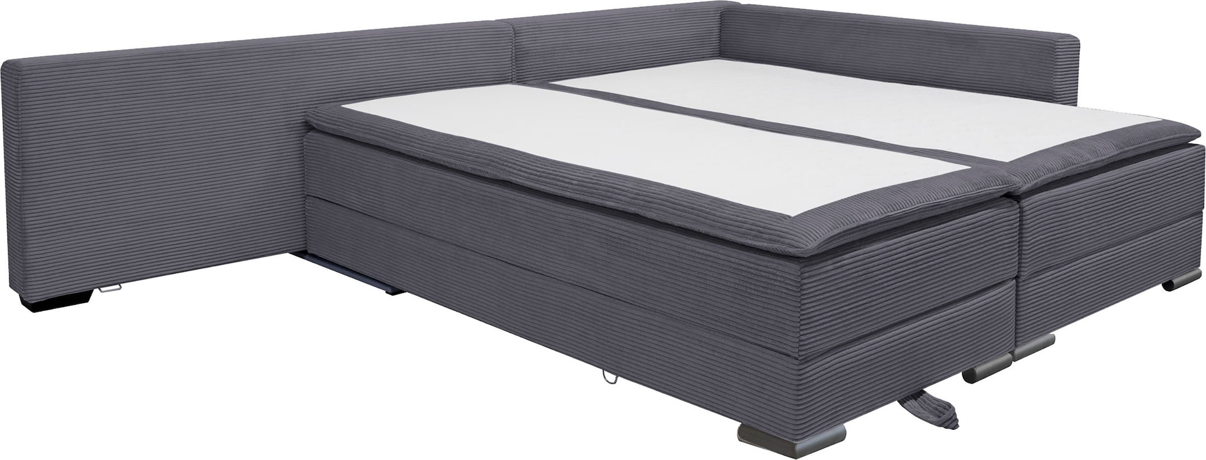 INOSIGN Ecksofa »Night & Day L-Form mit Dauer-Schlaffunktion, Cord-Bezug!«, inklusive Bettfunktion und Bettkasten