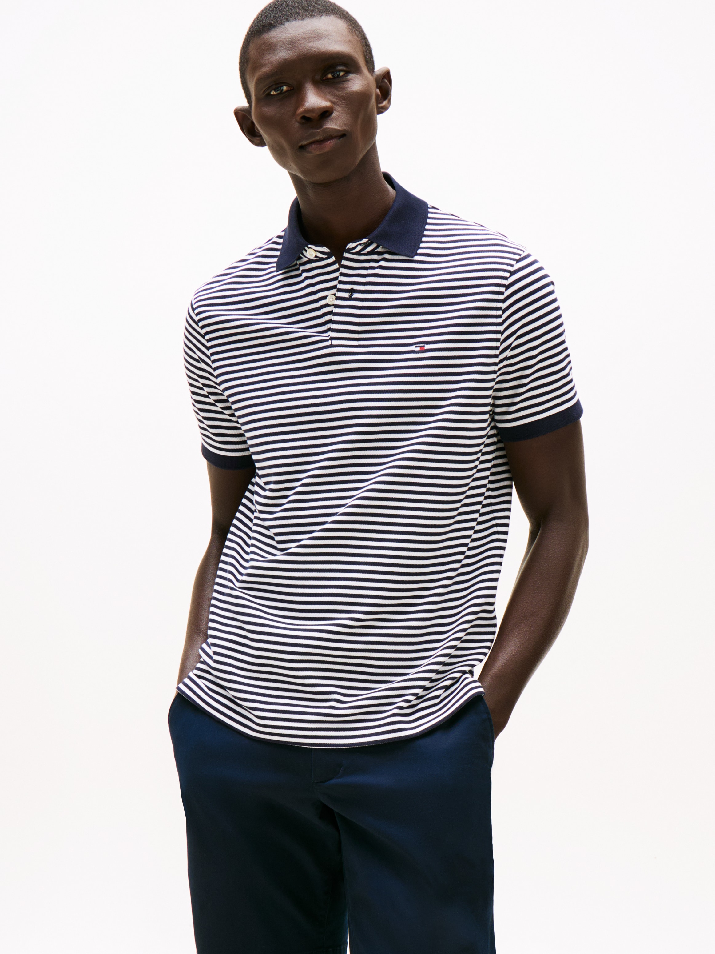 Tommy Hilfiger Poloshirt »1985 REGULAR POLO«, fein gestreift