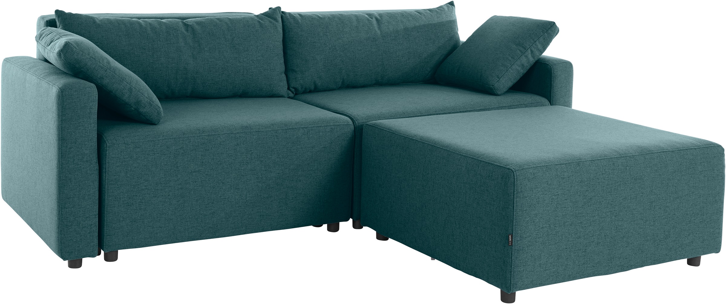 Home affaire Ecksofa "Marva 3tlg. L-Form" beide Armlehnelemente ausziehbar günstig online kaufen