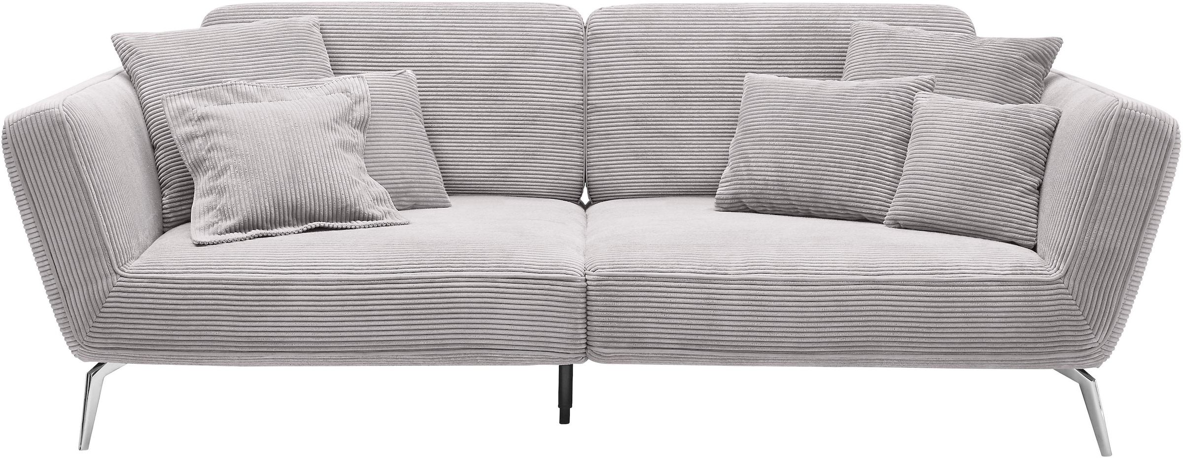 set one by Musterring Big-Sofa "SO 4500", Füße chromfarben, wahlweise mit K günstig online kaufen