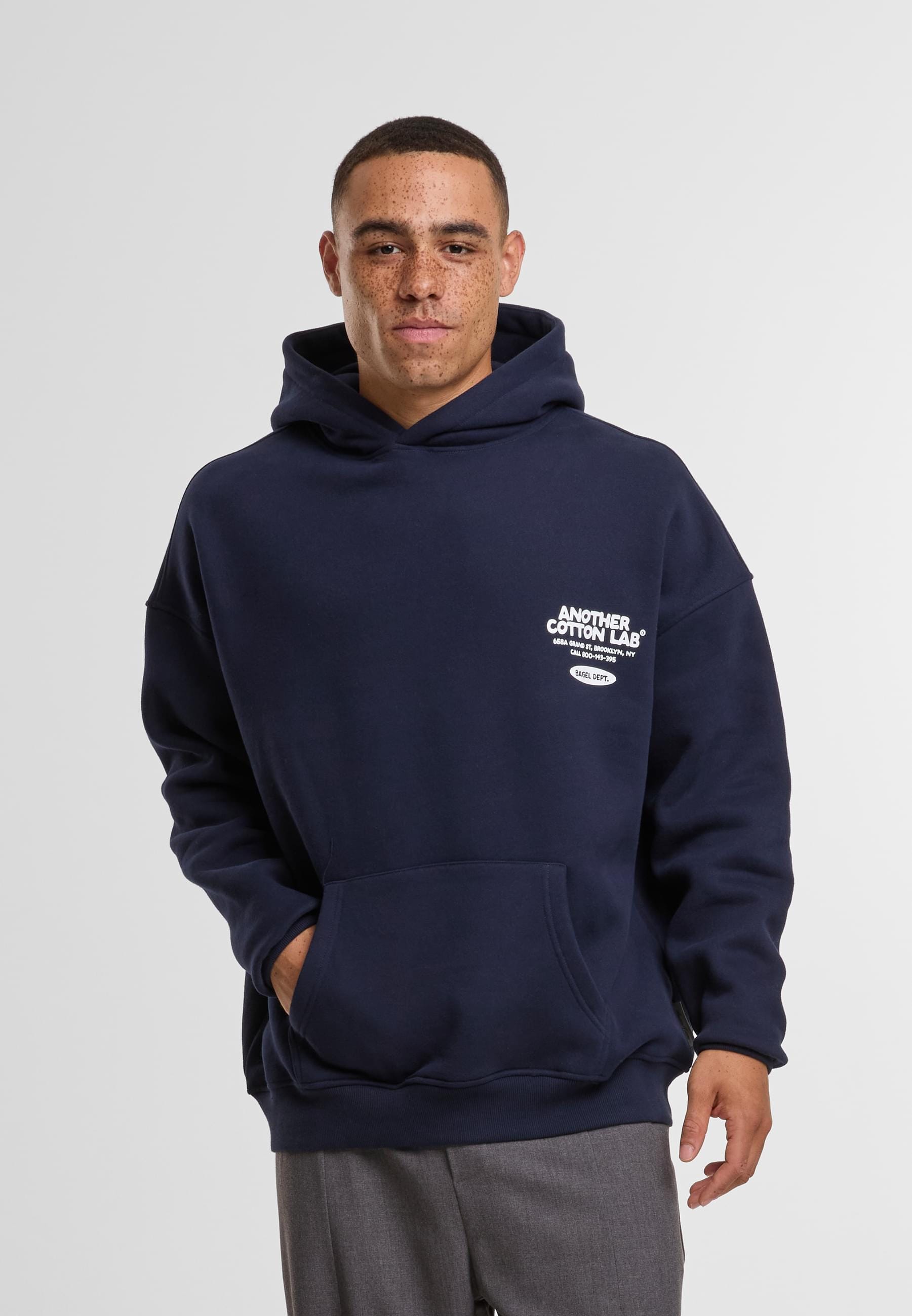 Another Cotton Lab Kapuzensweatshirt »Another Cotton Lab Bagel Society Hoodie«, (1 tlg.)