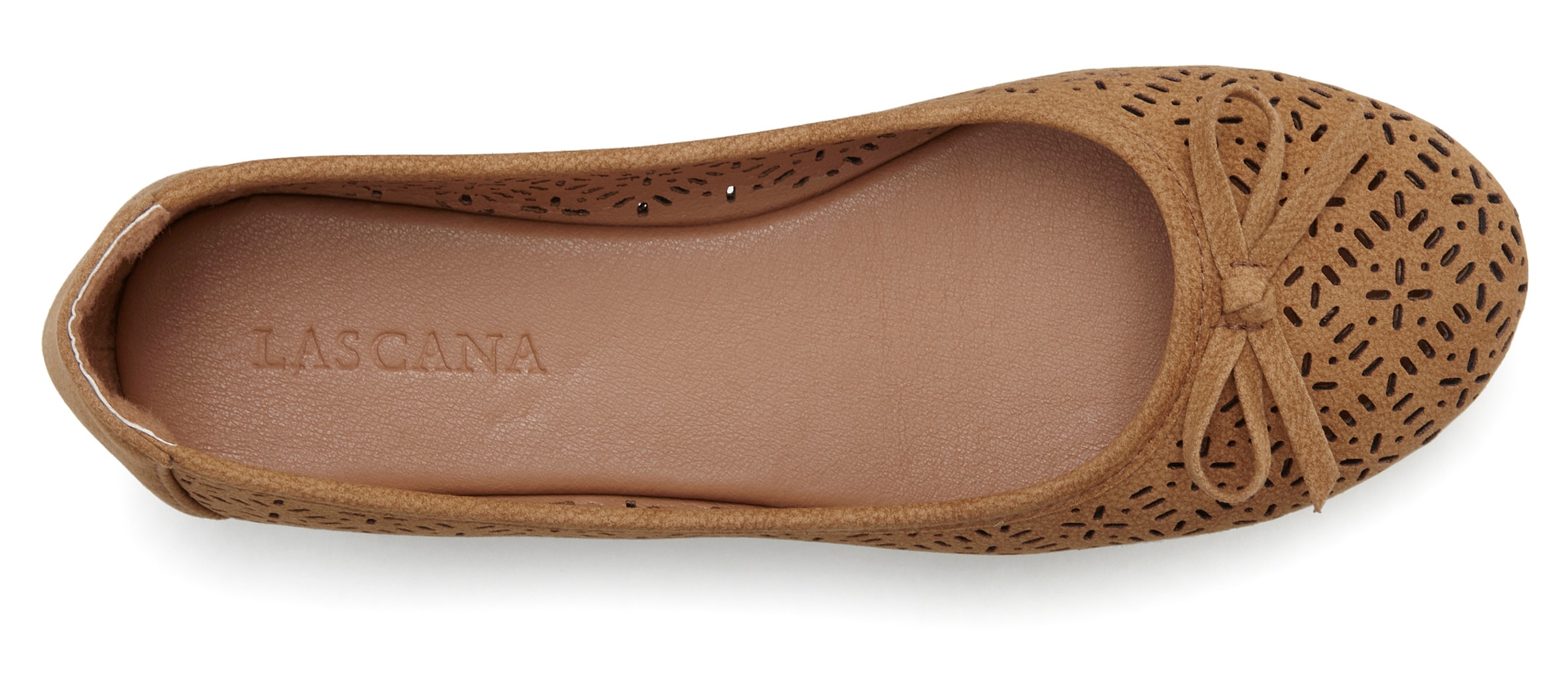 LASCANA Slip-On Sneaker Ballerina vegan camel 2