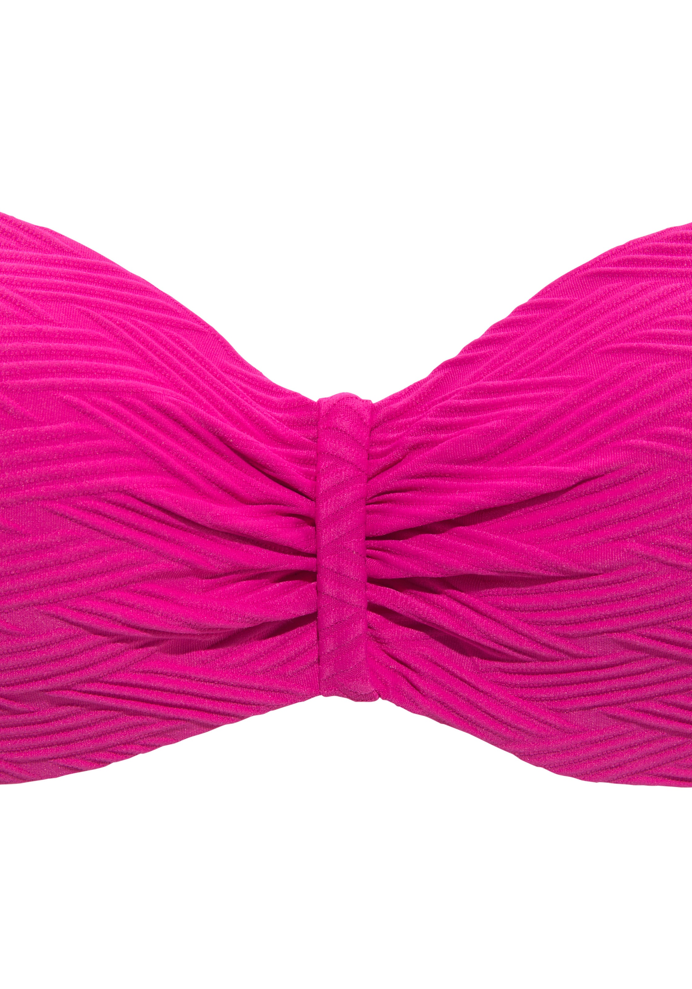 Sunseeker Loretta Underwired Bandeau Bikini Top Pink 38 3