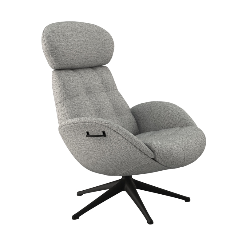 Fuß schwarz BAUR Chester«, FLEXLUX | Kopfteilverstellung, Rücken- & »Relaxchairs Relaxsessel drehbar,