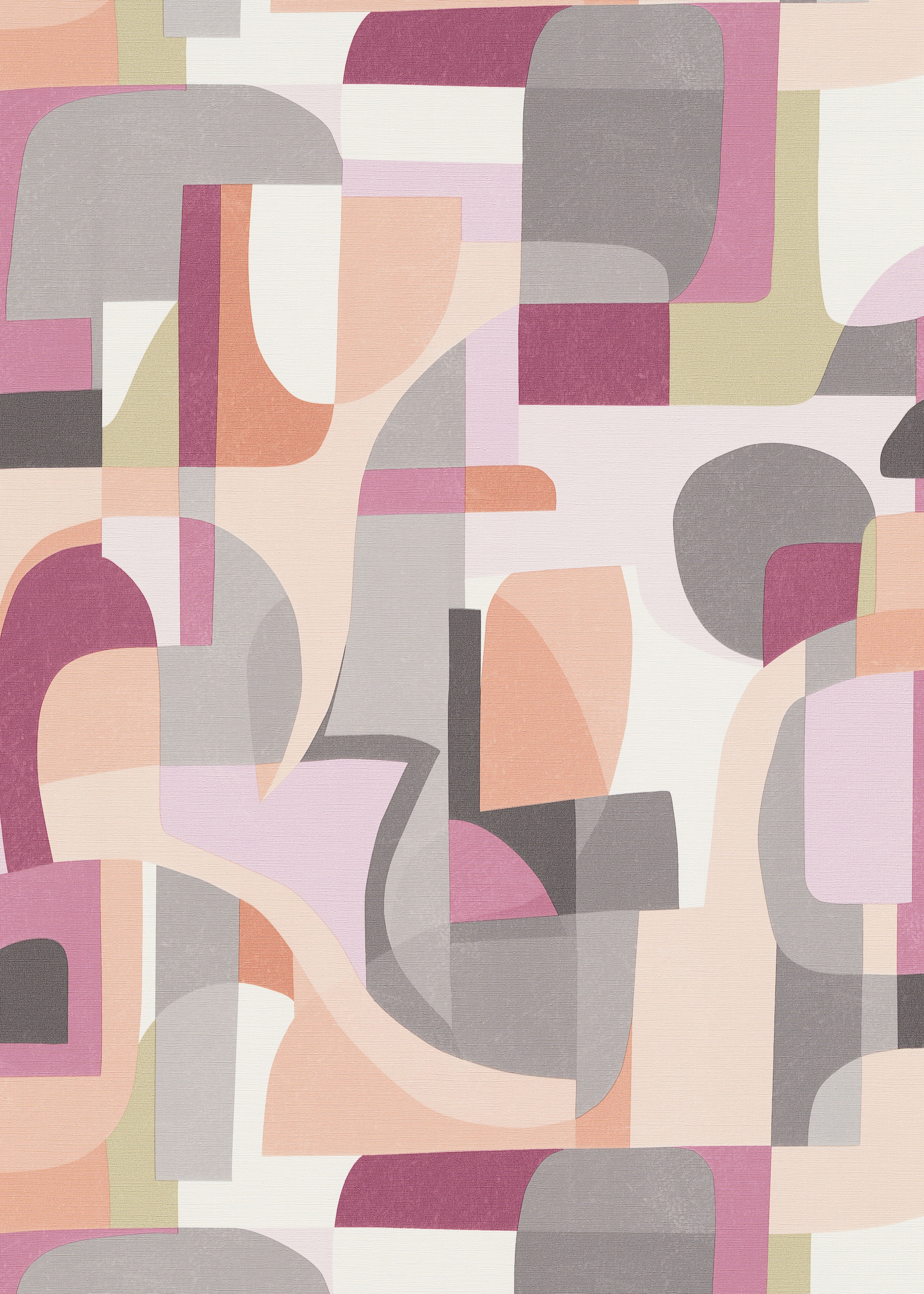Erismann Vliestapete »Vliestapete FRAGMENT«, abstrakt-Retro-kontrastfarbene Details-colorblocking-mehrfarbig-geometrisch, Phthalate frei