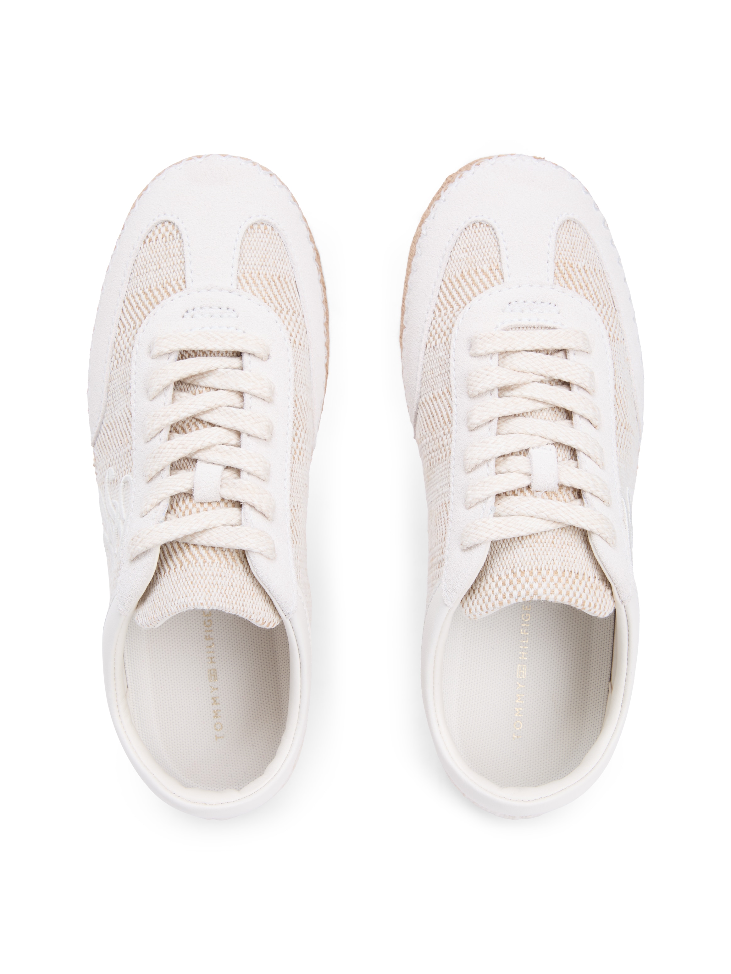 Tommy Hilfiger Sneaker »TH HERITAGE ROPE SNEAKER«  Halbschuh, Freizeitschuh, Schnürer mit geschwungenem TH-Logo