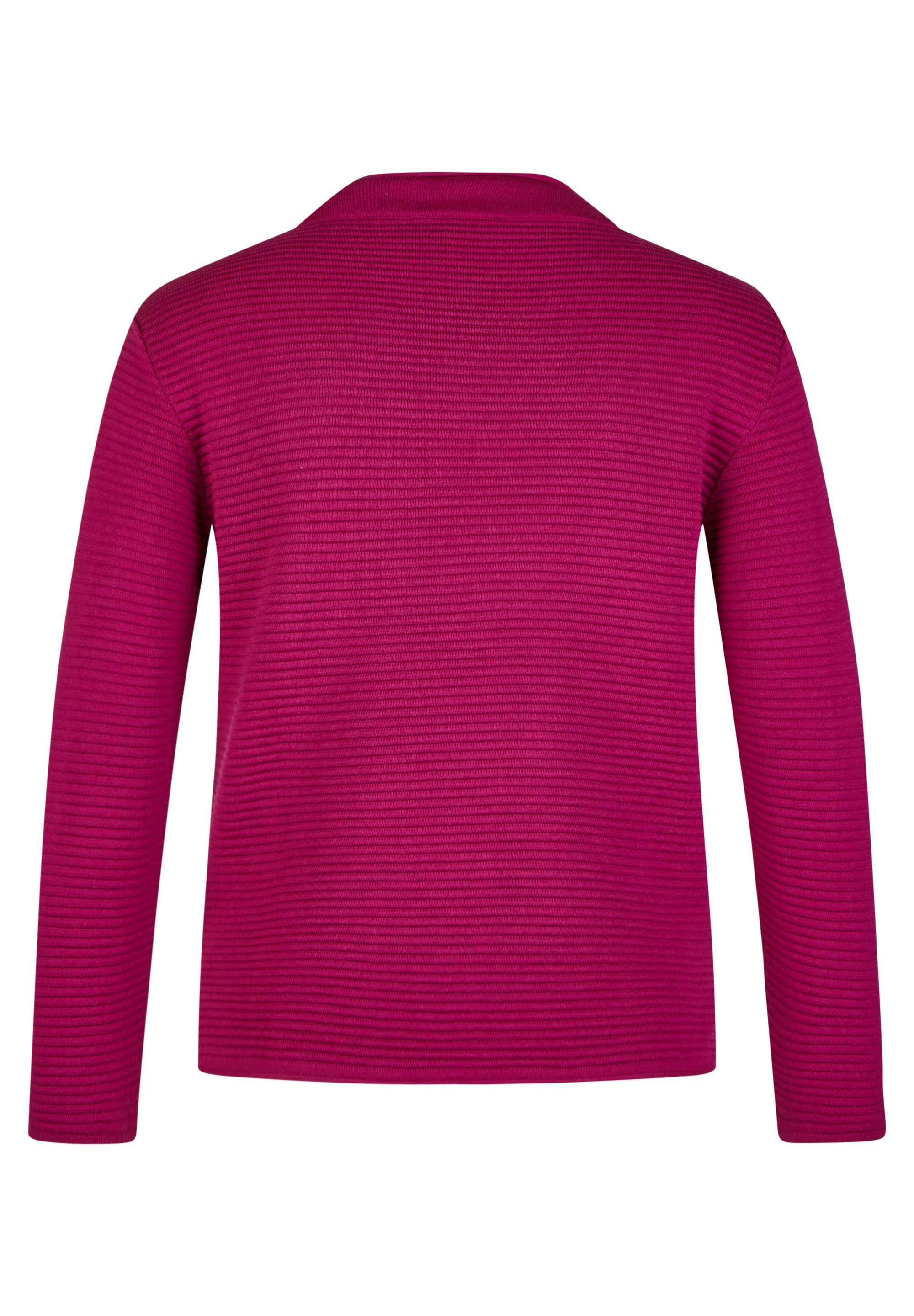 Rabe Strickpullover, mit Rippstruktur und aufgesetzter Tasche