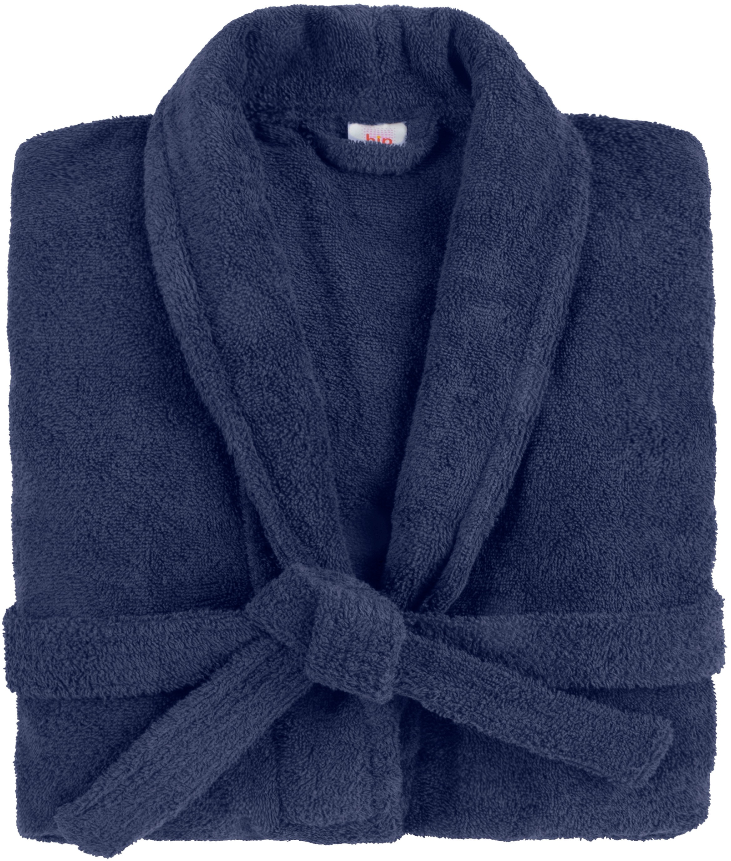 hip Unisex-Bademantel "Hip Bathrobe uni - Blue" Packung, 1x Bademantel, 1 S günstig online kaufen