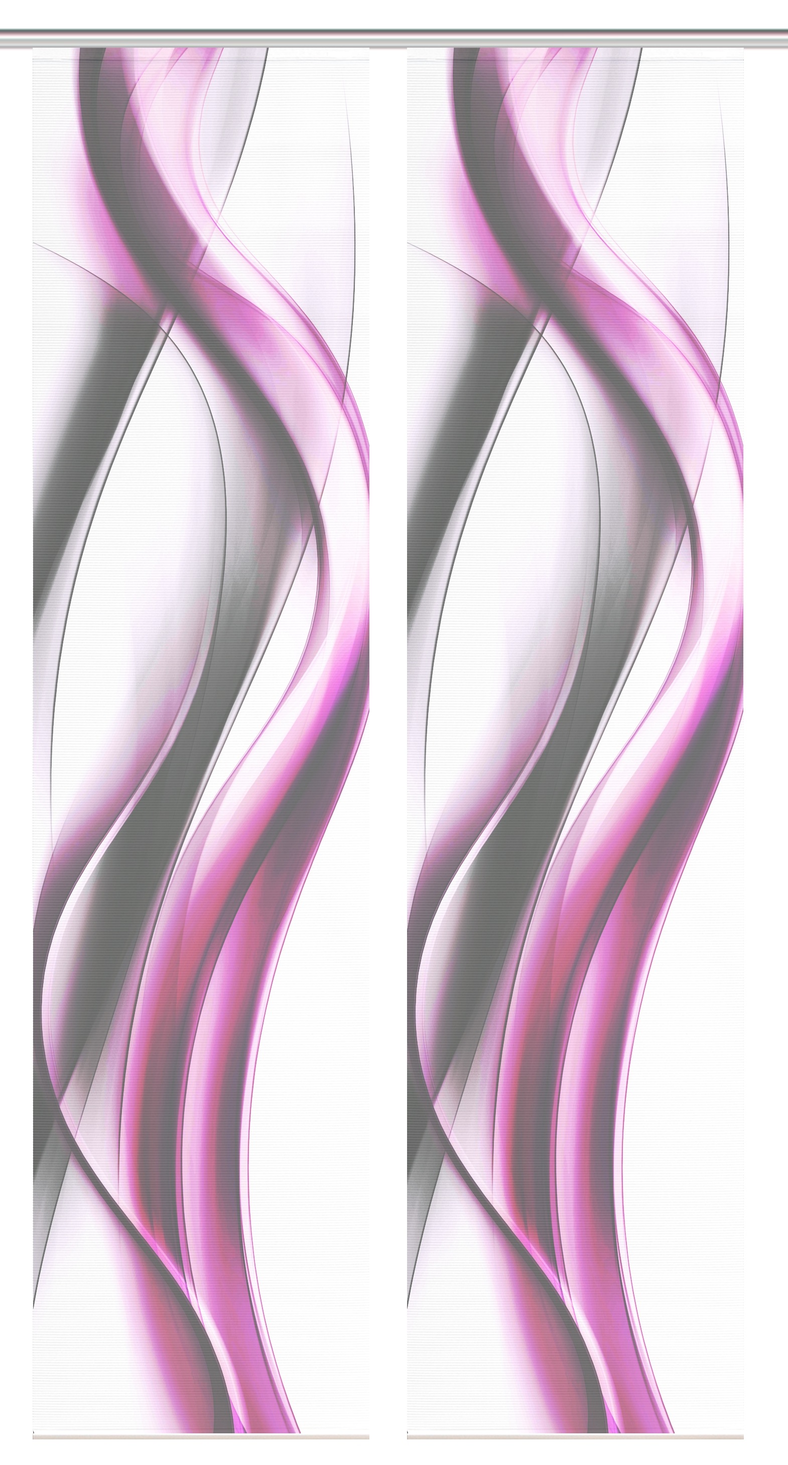 Thumbnail - Vision S Schiebegardine "CARA" Paneelwagen 2 Stk. tlg. Schiebevorhang,Bambusoptik,Digitaldruck,SET