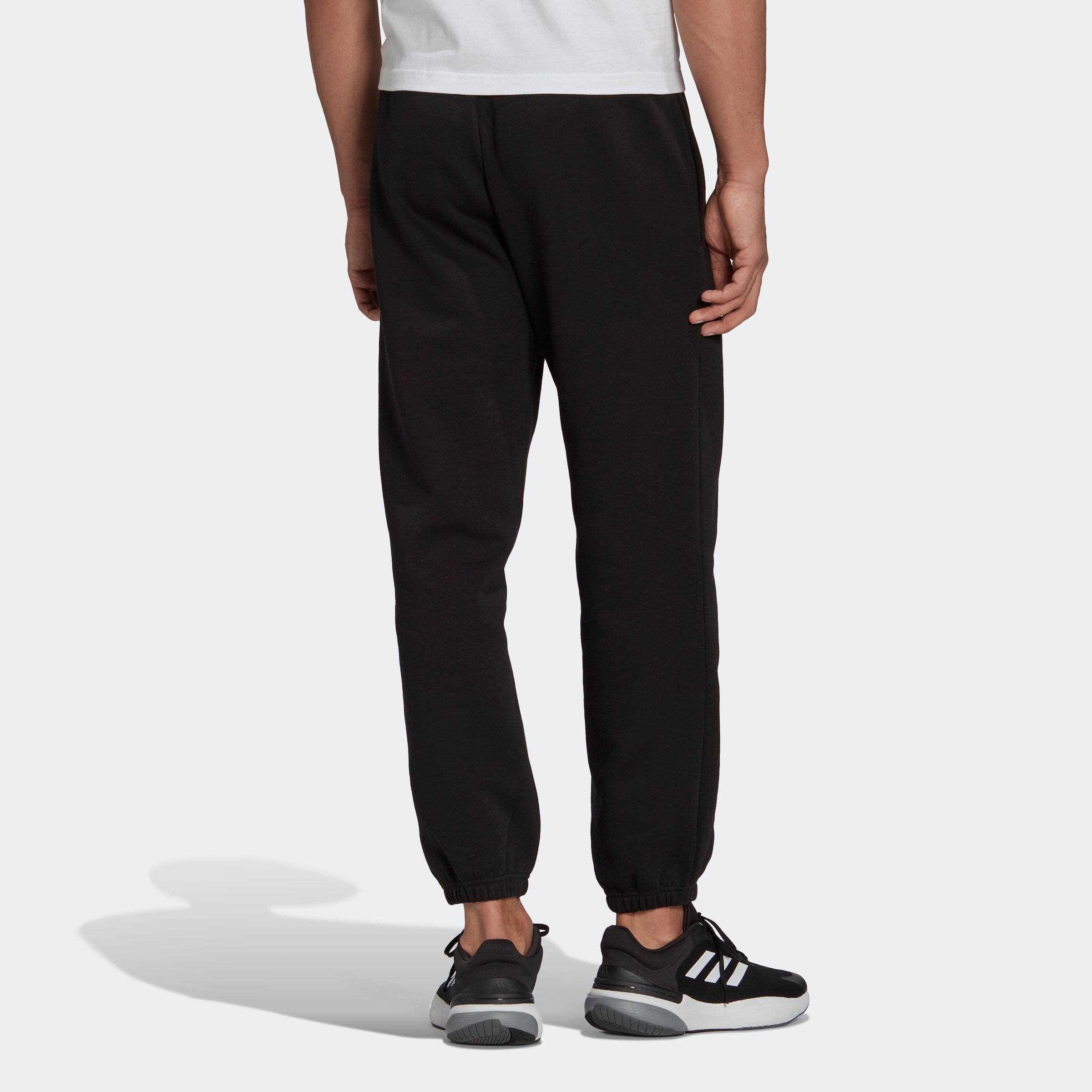 STRAIGHT FEELVIVID | »ESSENTIALS FLEECE adidas Jogginghose LEG« bestellen BAUR online Sportswear COTTON auf Rechnung