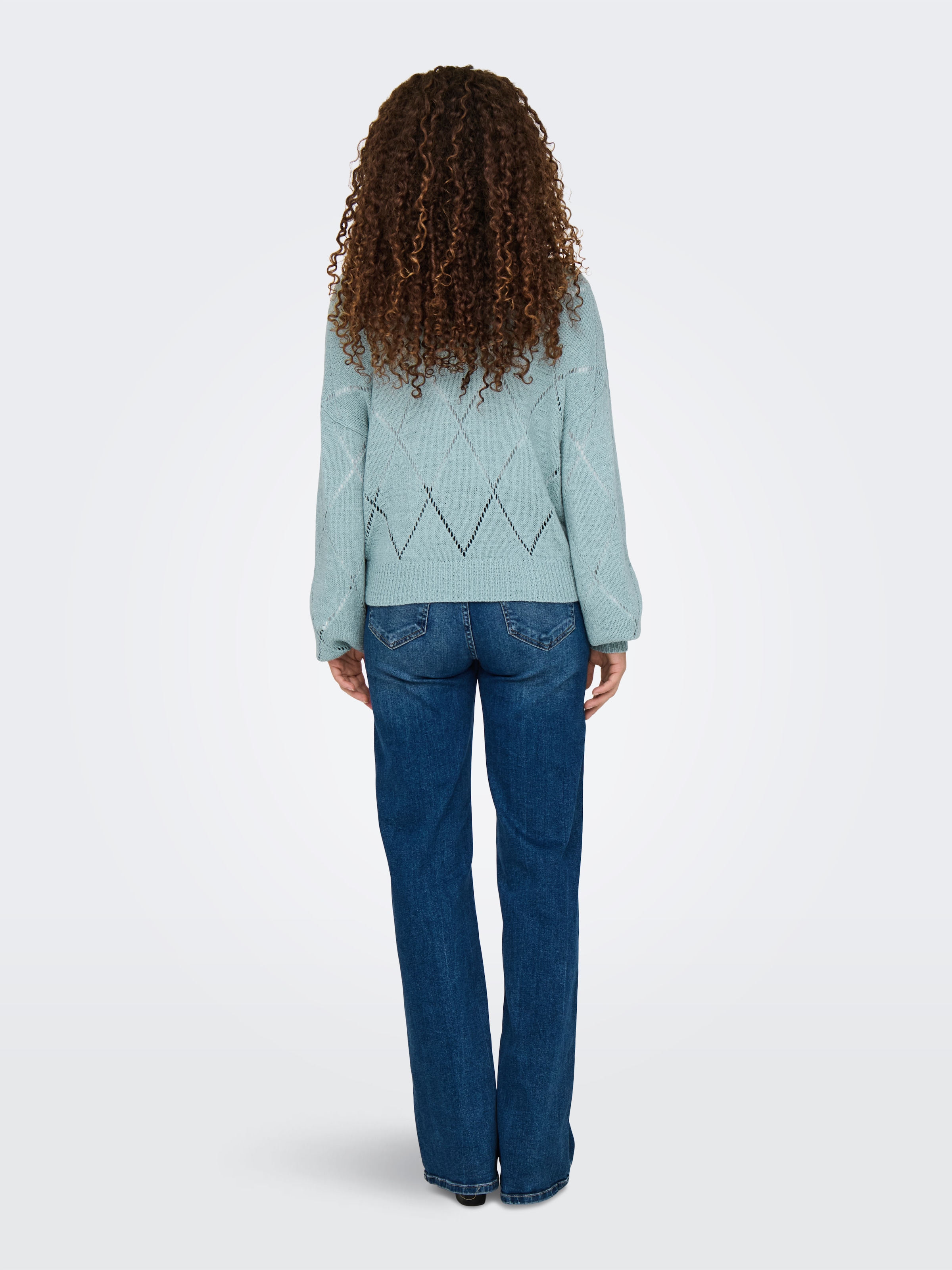 ONLY Strickpullover »ONLGEENAS LS STRUCTURE O-NECK CC KNT«