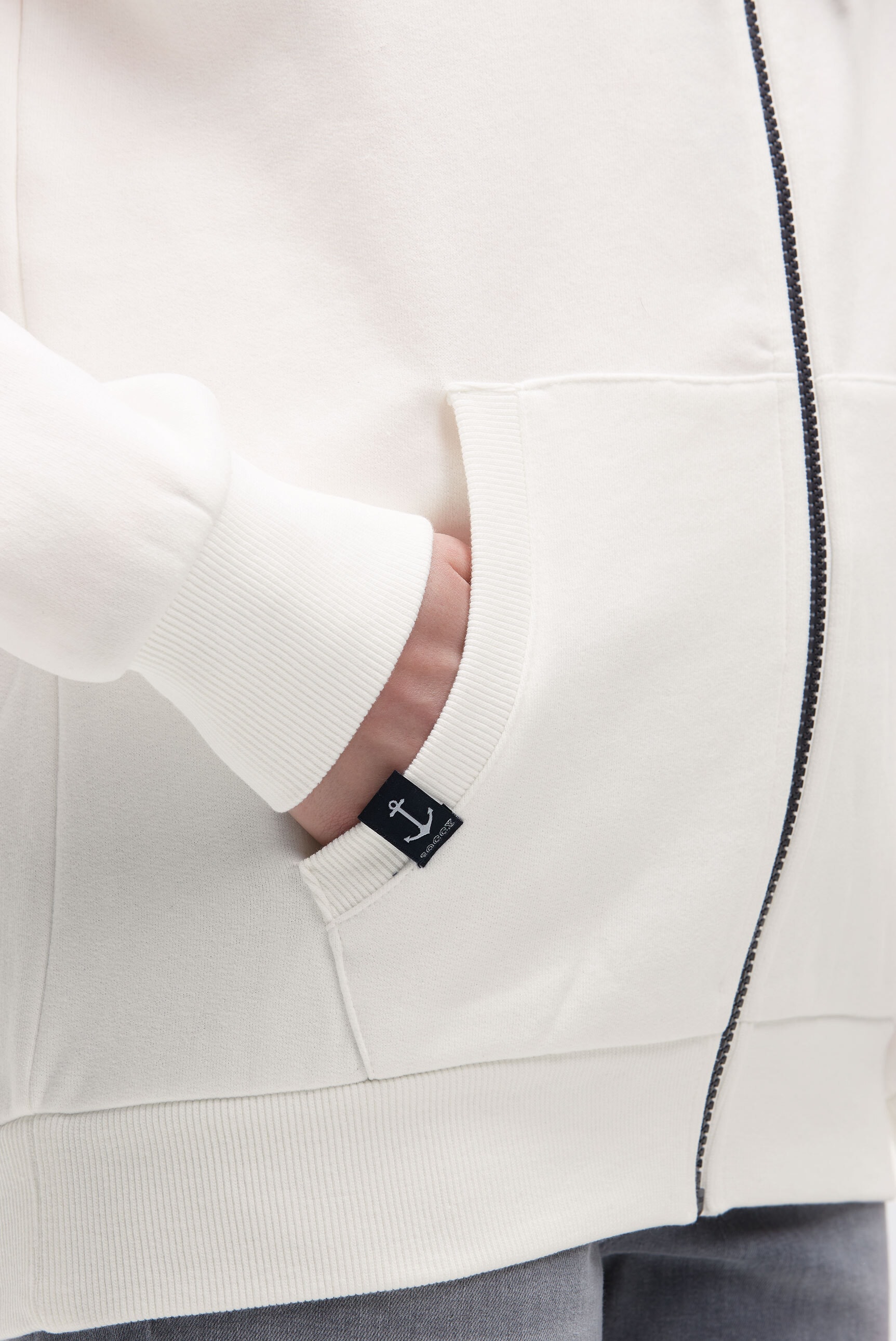 SOCCX Sweatjacke mit weicher Innenseite