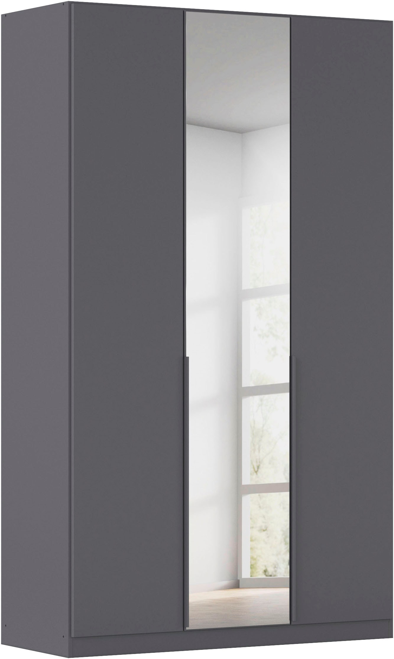 OTTO home Drehtürenschrank "Kleiderschrank Schrank Garderobe AGORDO mit Dekor- oder Hochglanzfront" in zwei Griff-Farben, Breiten 91-405 cm, durchdachte Innenausstattung, in 8 Breiten und 2 Höhen MADE IN GERMANY