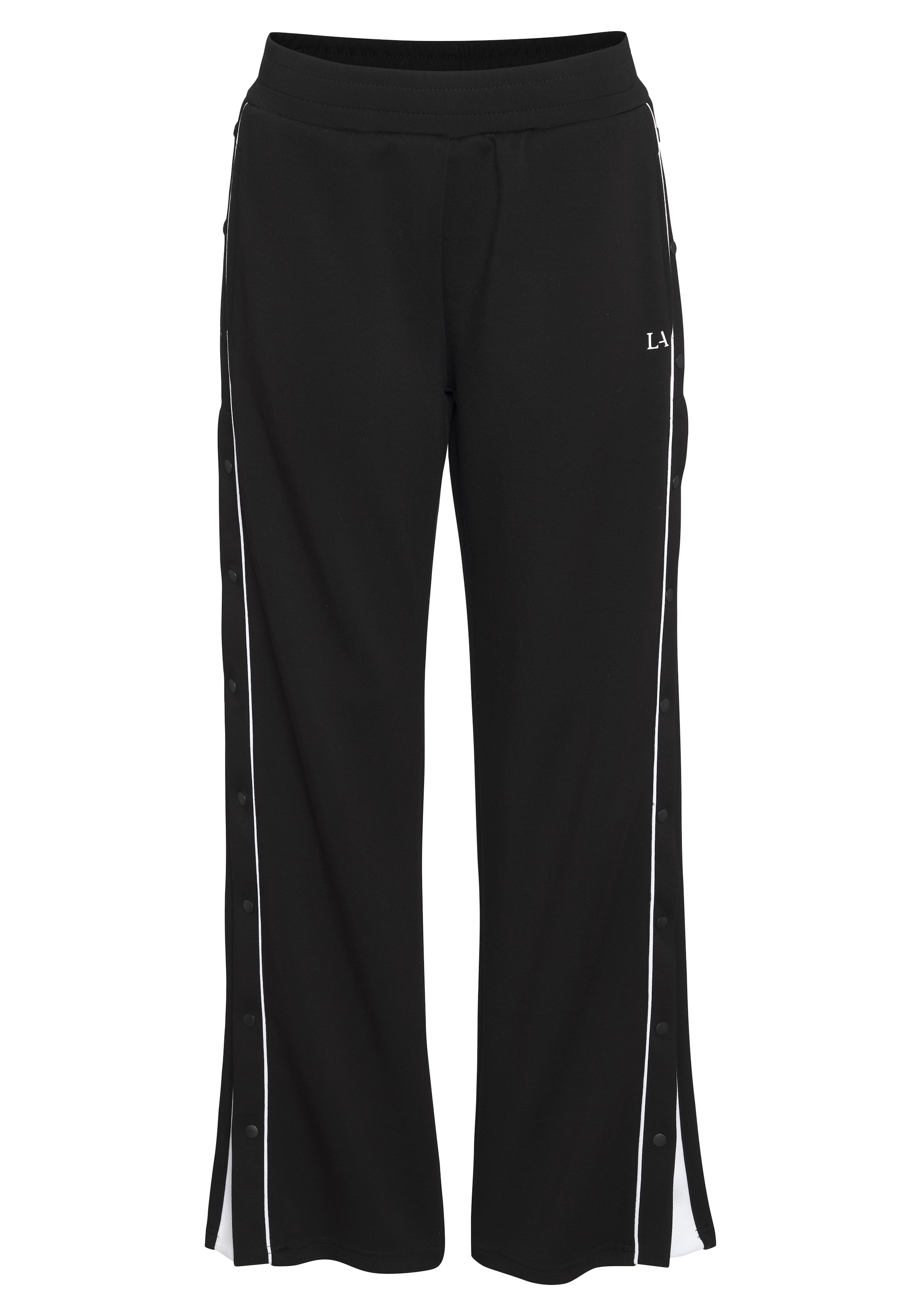 LASCANA ACTIVE Jogginghose »- Sweathose - Relaxhose - Sporthose«  mit seitlicher Knopfleiste, Ideal für Sport- und Freizeit
