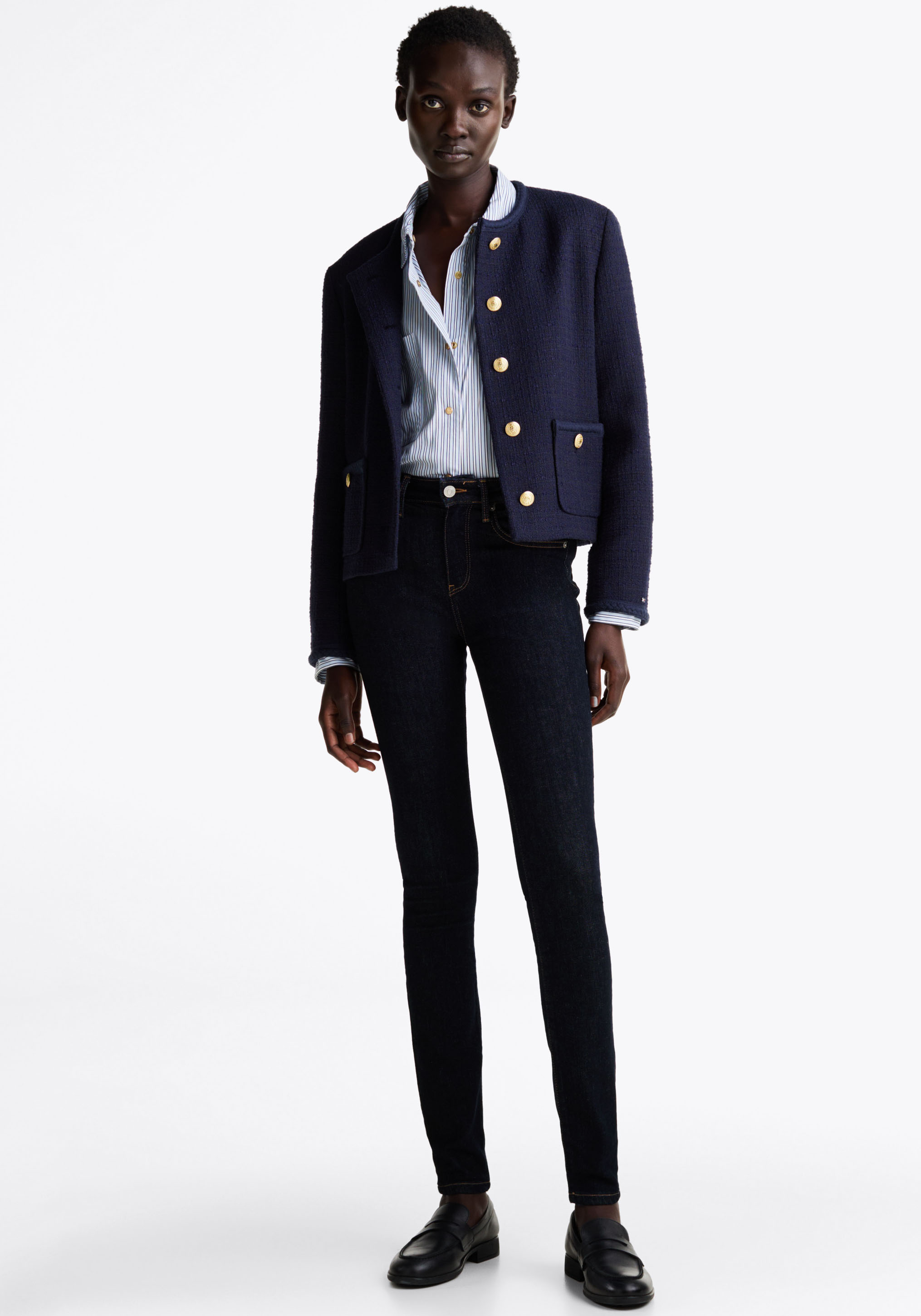 Thumbnail - Tommy Hilfiger "HERITAGE COMO SKINNY RW" mit Tommy Hilfiger Logo-Badge