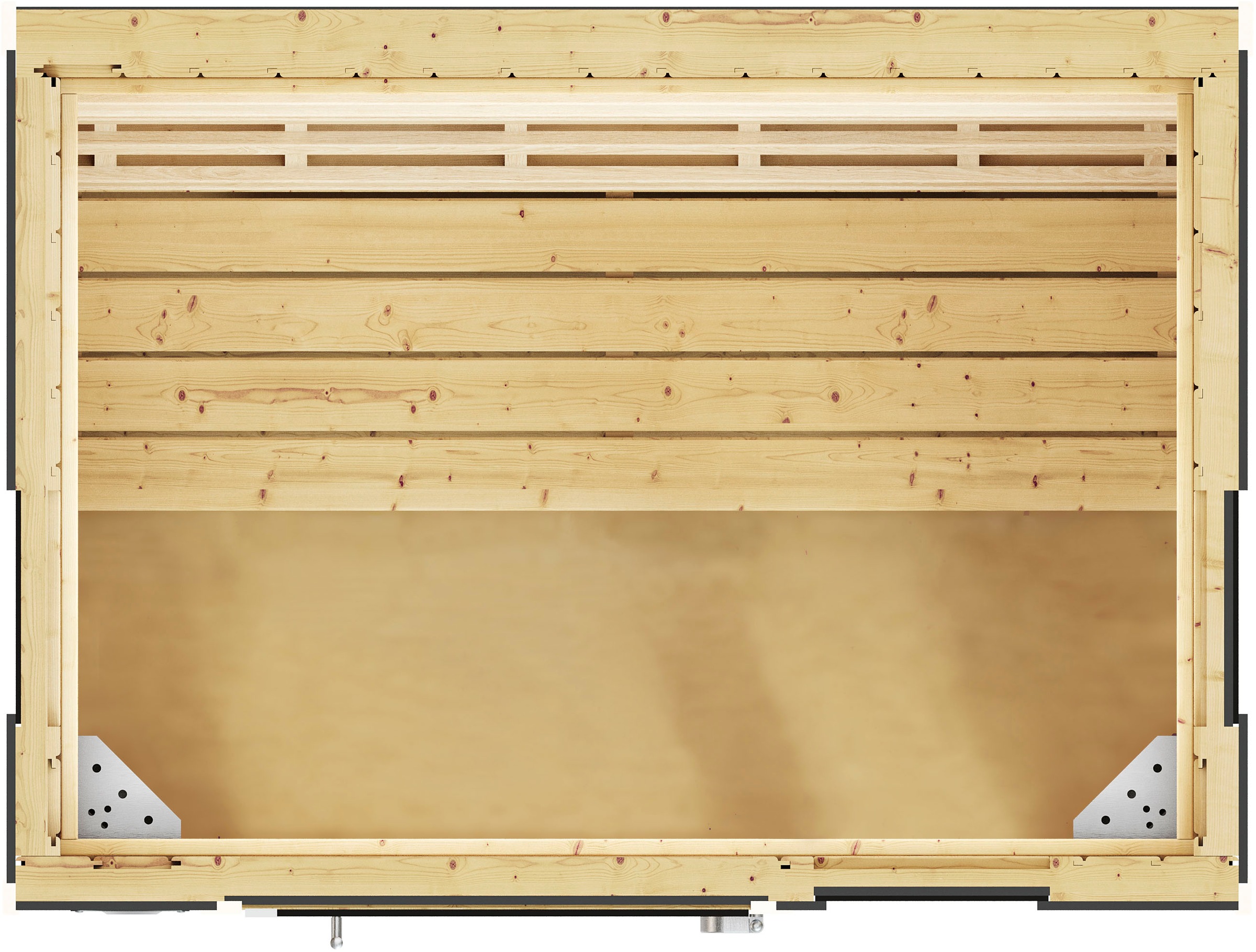 weka Infrarotkabine »Infrarotkabine MILA 2«, sportlichesDesign, farblich abgesetzt, 3 Fensterelemente